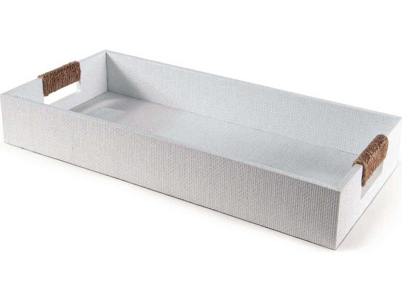 Regina Andrew Logia White 24" Serving Tray