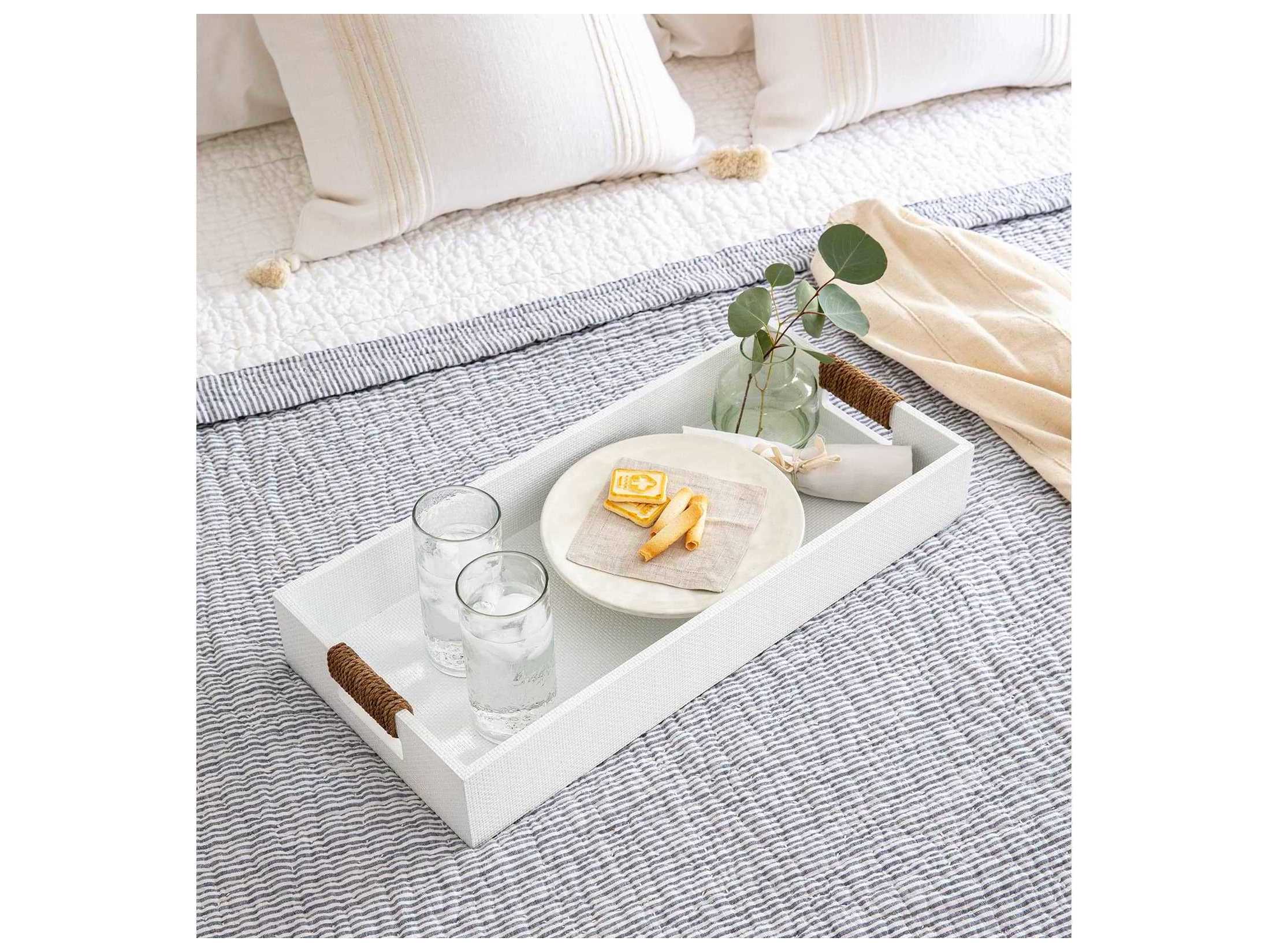 Regina Andrew Logia White 24" Serving Tray