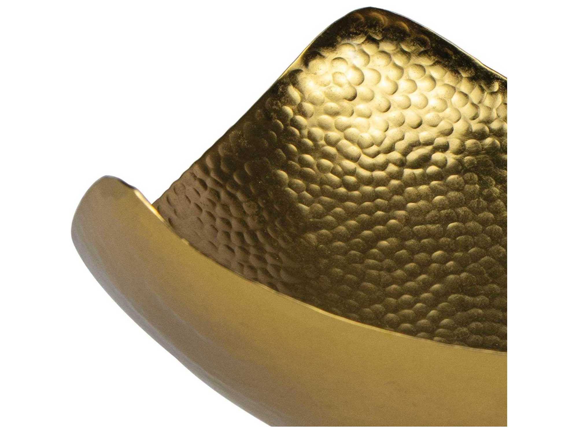 Regina Andrew Polished Brass 8" Milo Bowl