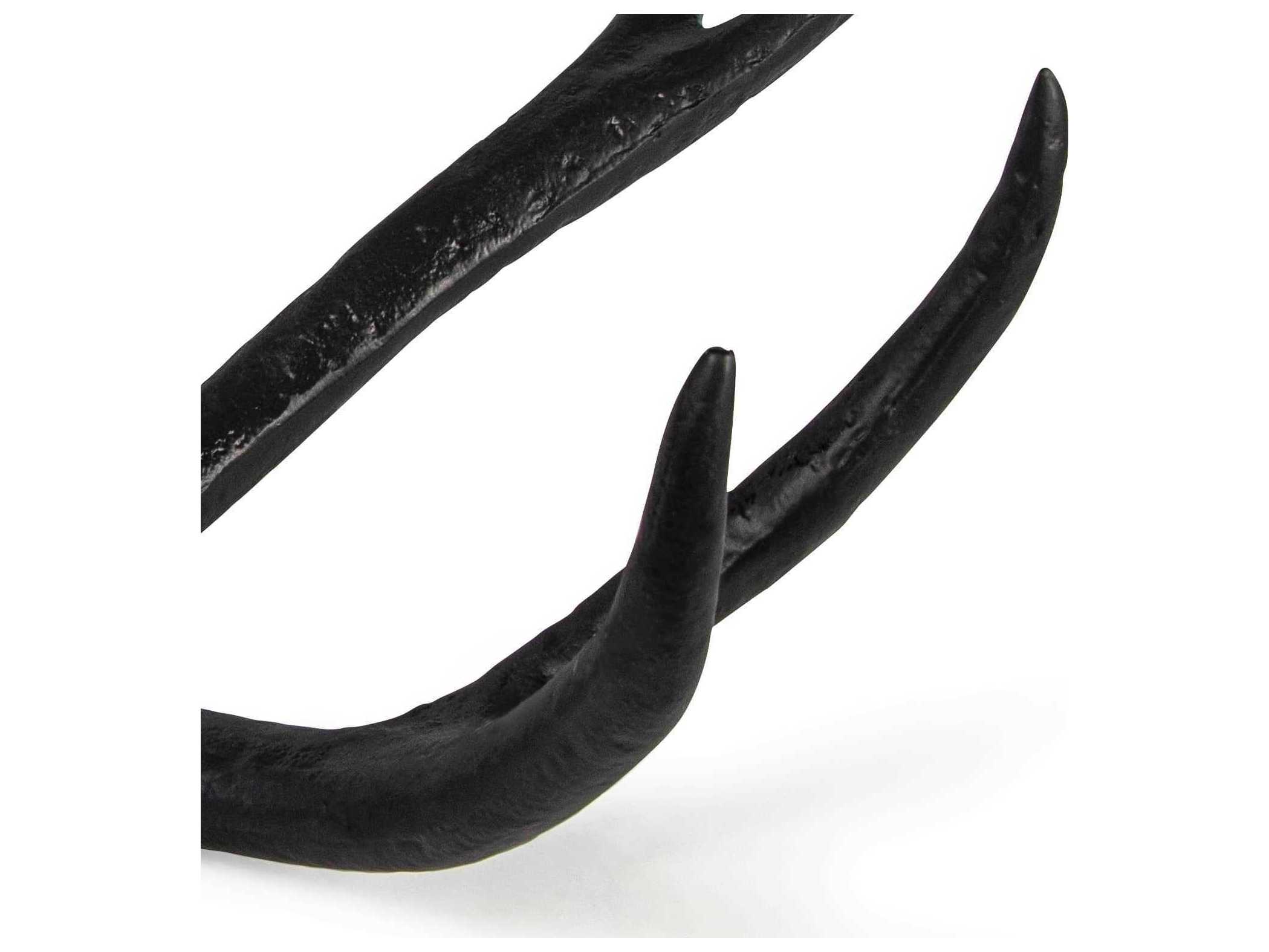 Regina Andrew Black 22" Antler Decorative Accent