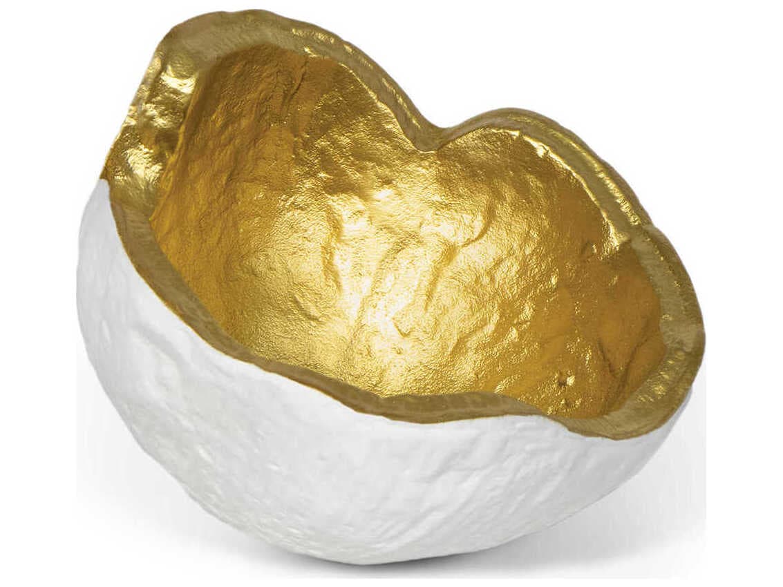 Regina Andrew White Metal Bowls Set of 2