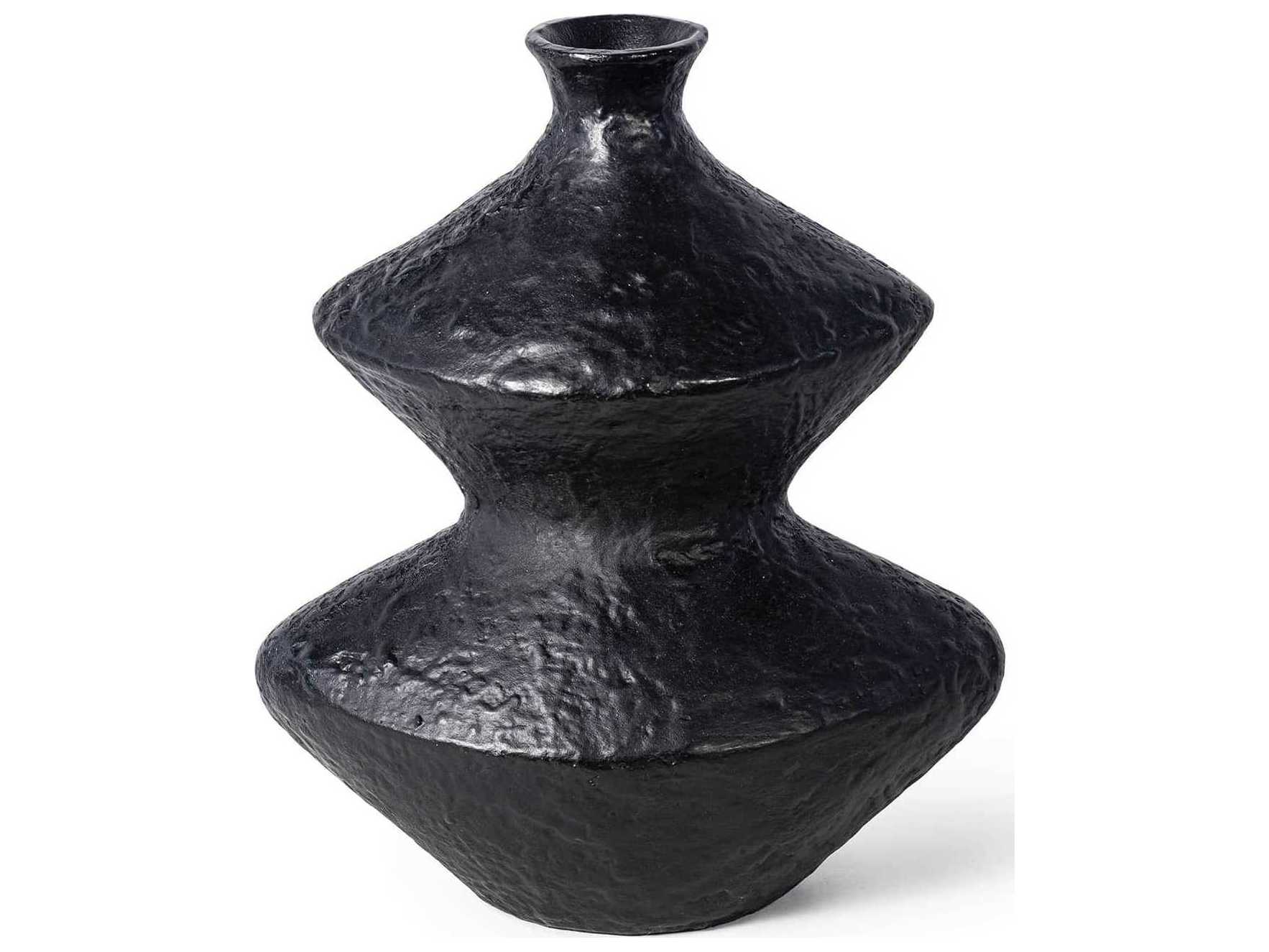 Regina Andrew Black Poe Metal Vase