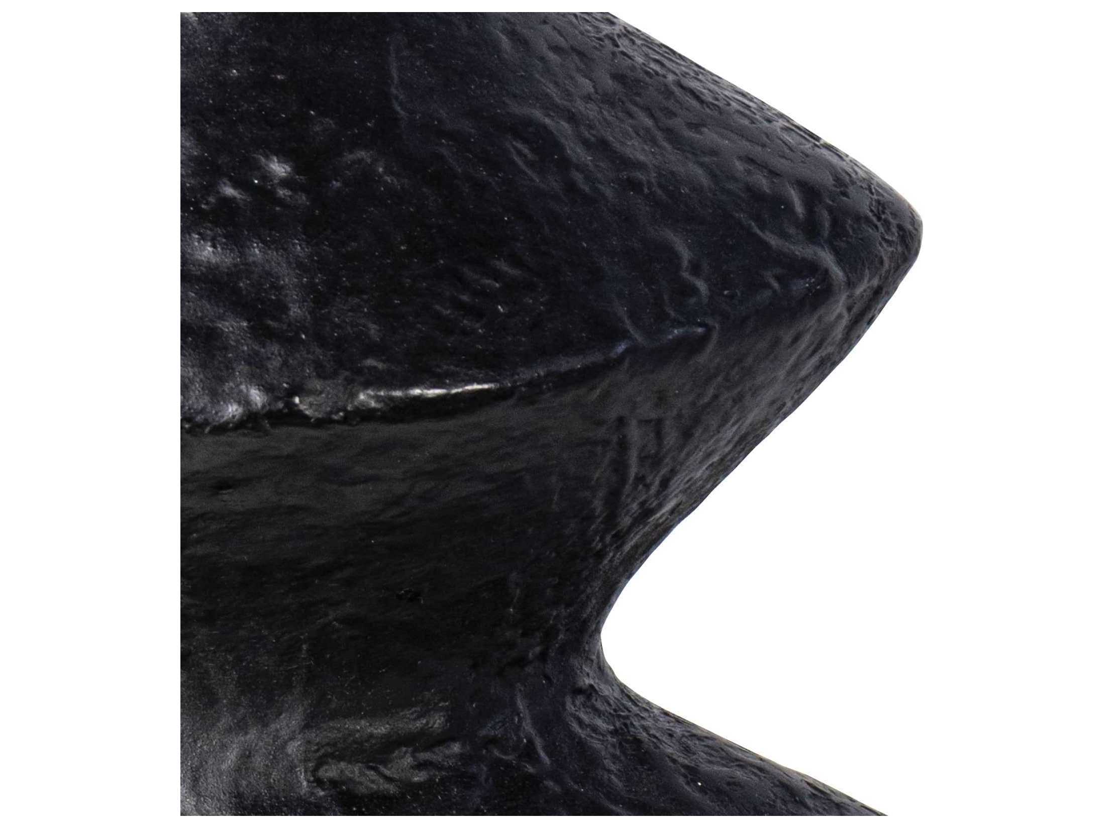 Regina Andrew Black Poe Metal Vase