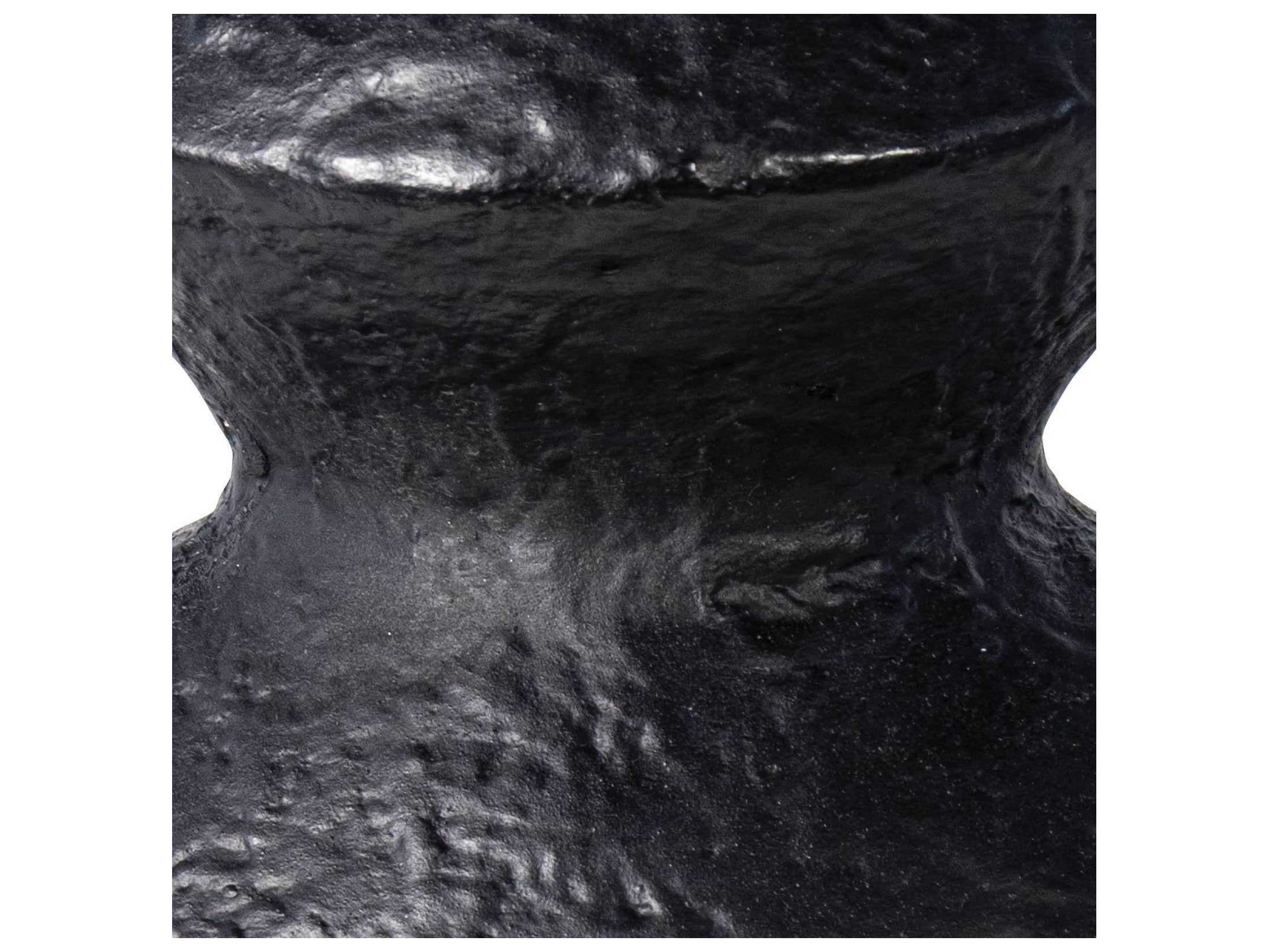 Regina Andrew Black Poe Metal Vase