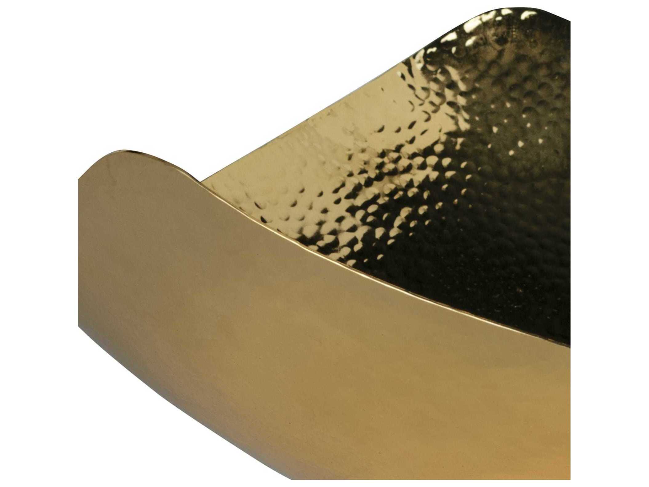 Regina Andrew Milo Polished Brass 18" Decorative Plate