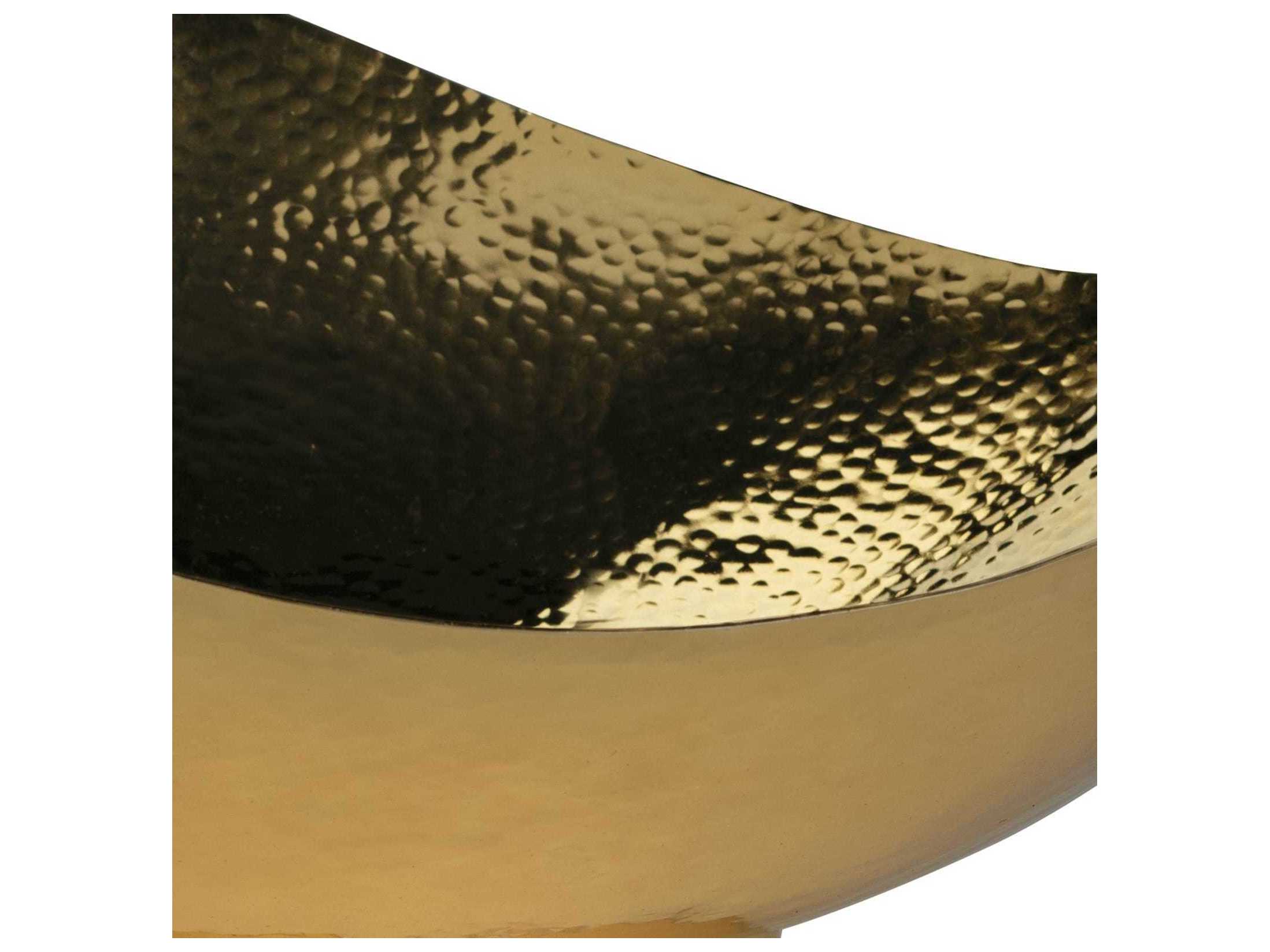 Regina Andrew Milo Polished Brass 18" Decorative Plate