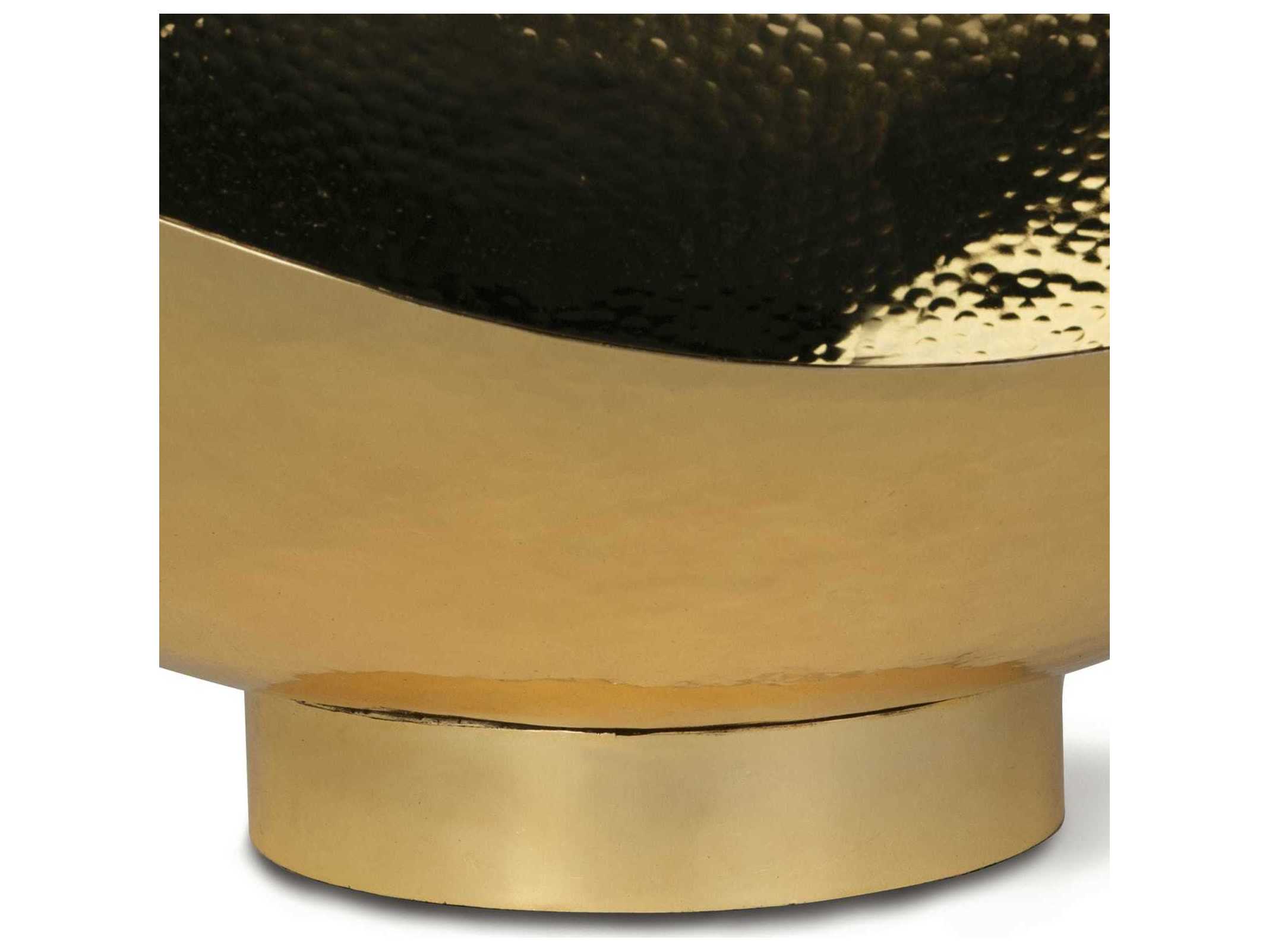 Regina Andrew Milo Polished Brass 18" Decorative Plate