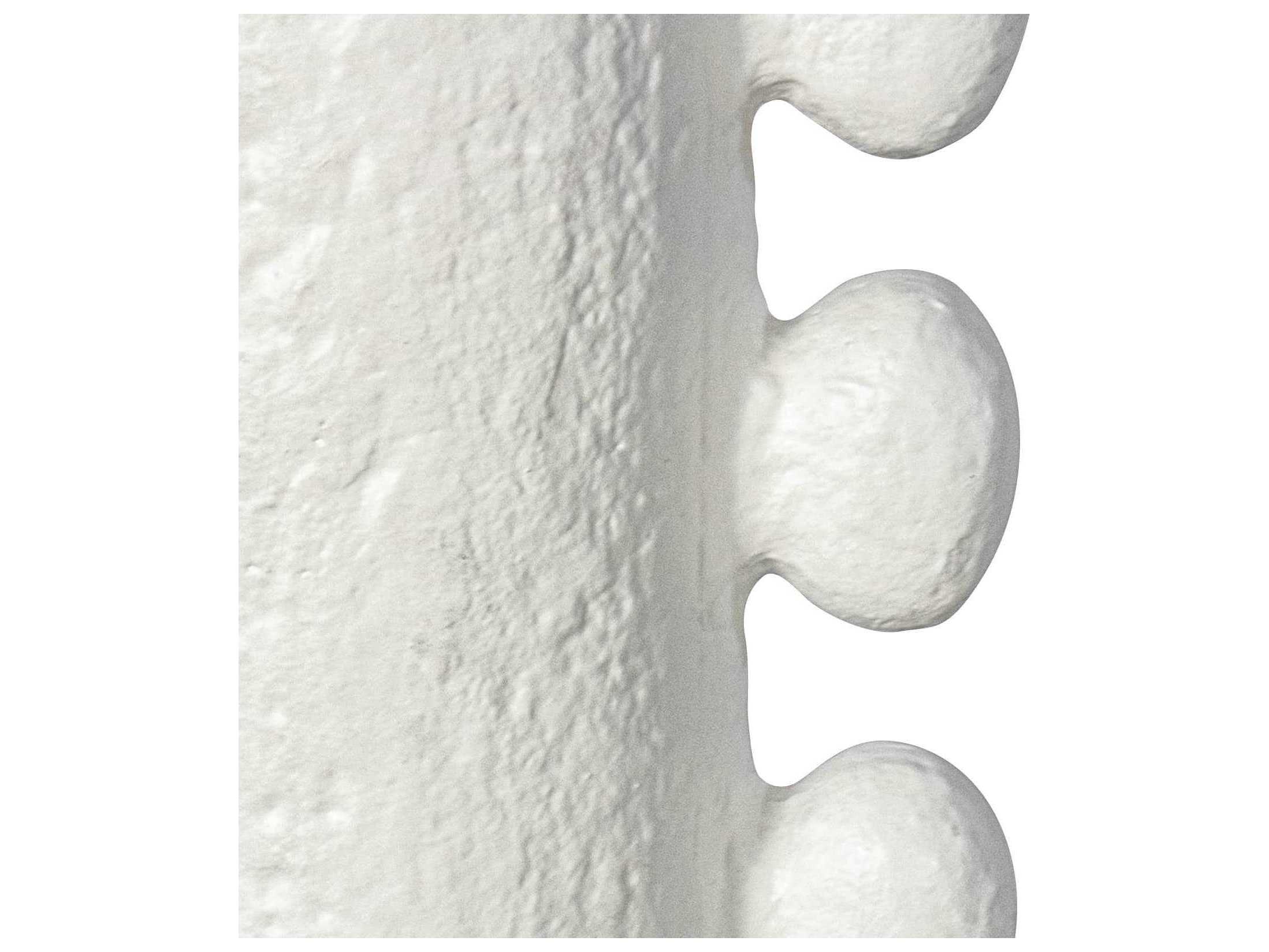 Regina Andrew White 14" High Sanya Metal Vase