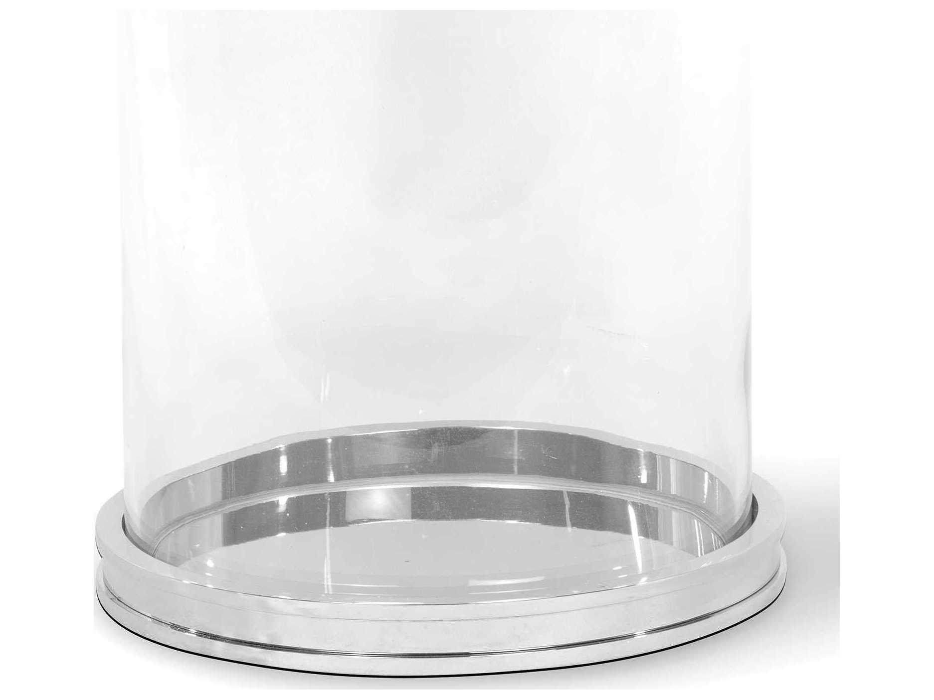 Regina Andrew Adria Polished Nickel 12" High Hurricane