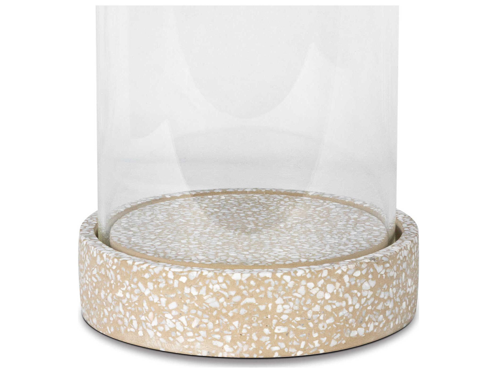 Regina Andrew Marcello 12" High Terrazzo Hurricane
