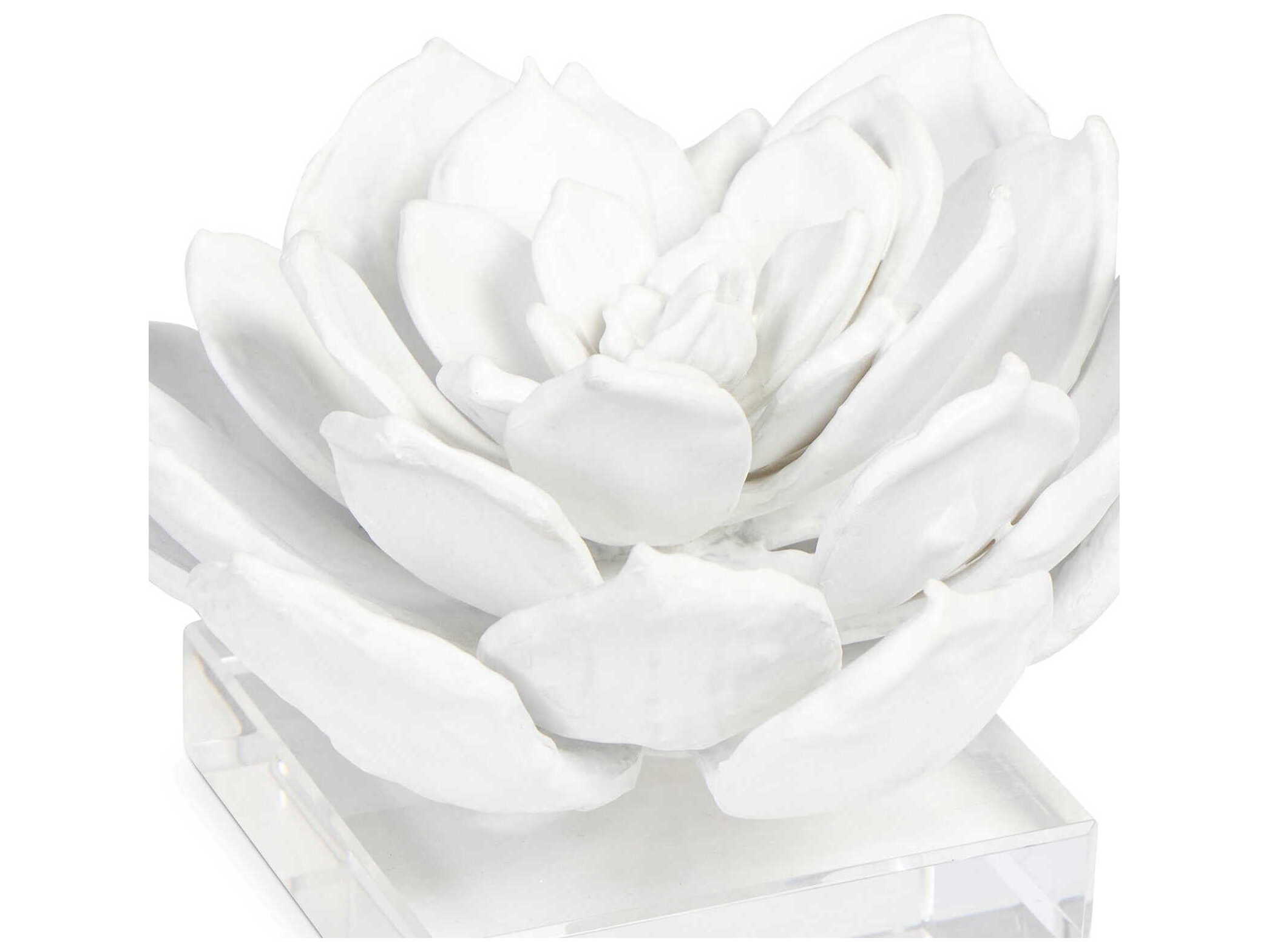 Regina Andrew White Succulent Sculpture