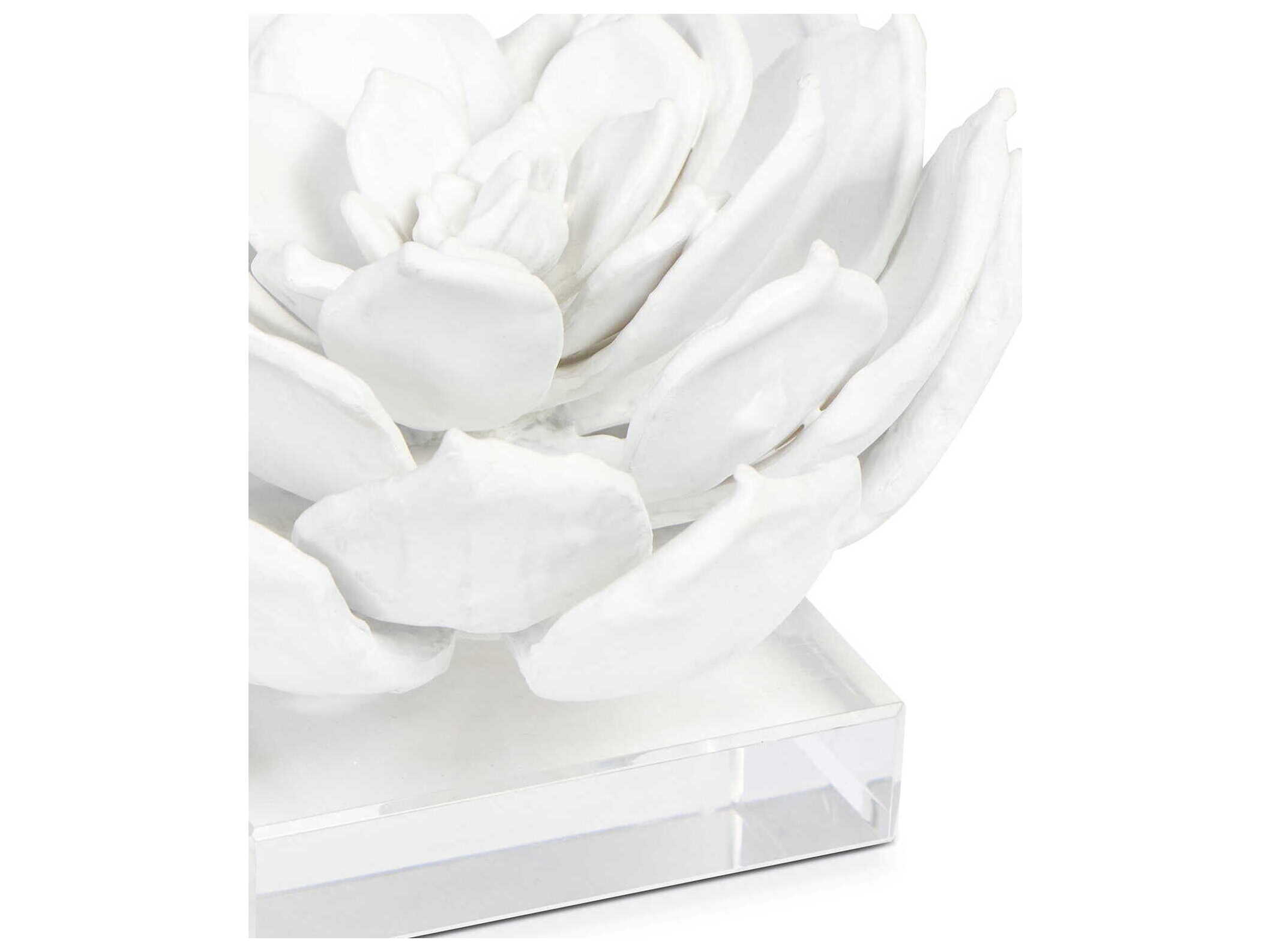 Regina Andrew White Succulent Sculpture