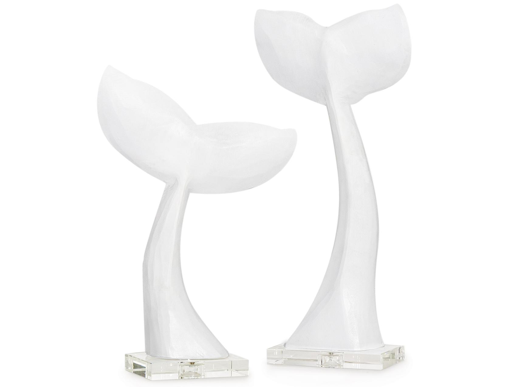 Regina Andrew Whale Tail Sculpture Set of 2
