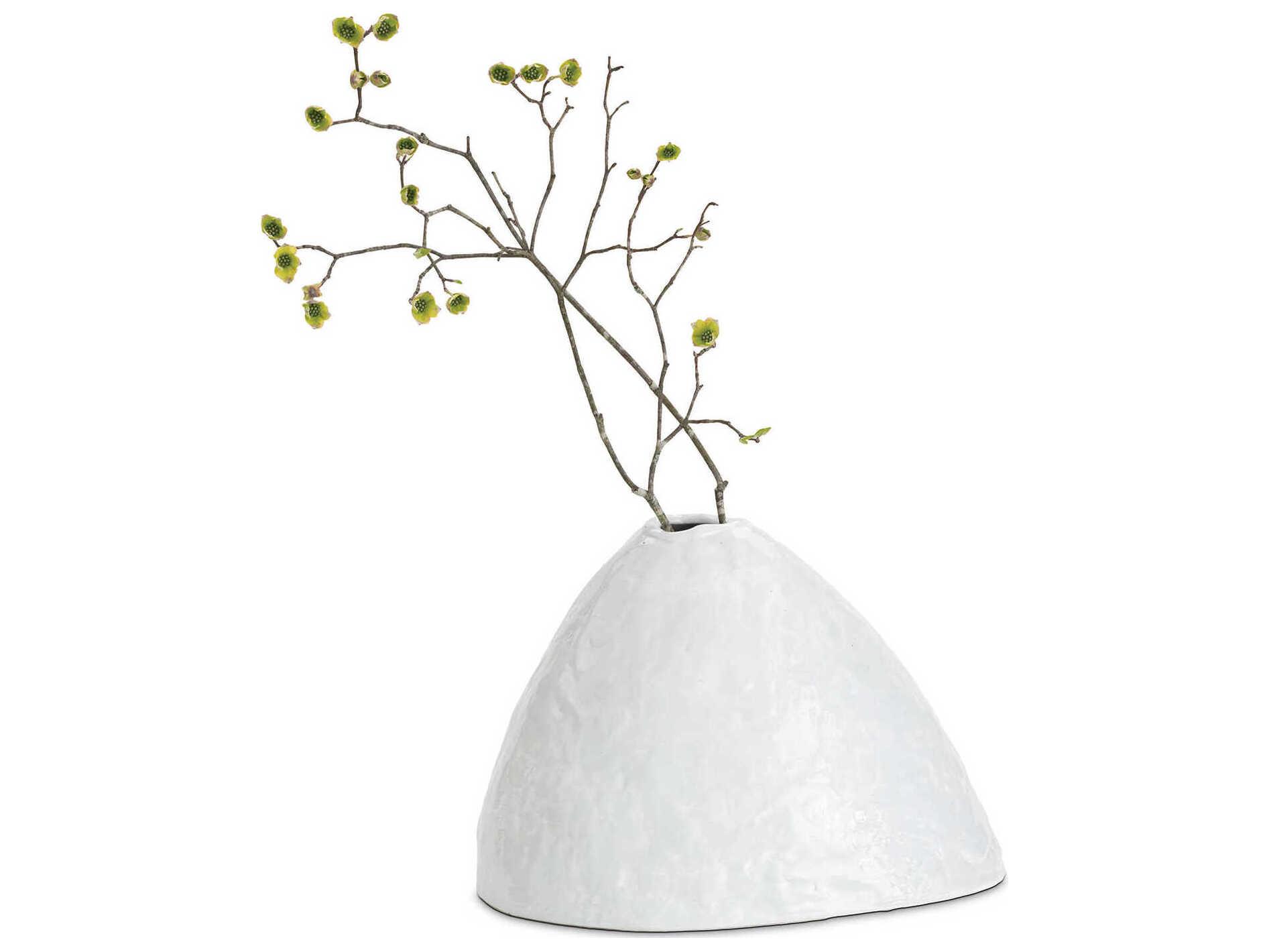 Regina Andrew Atlas White Ceramic Vase