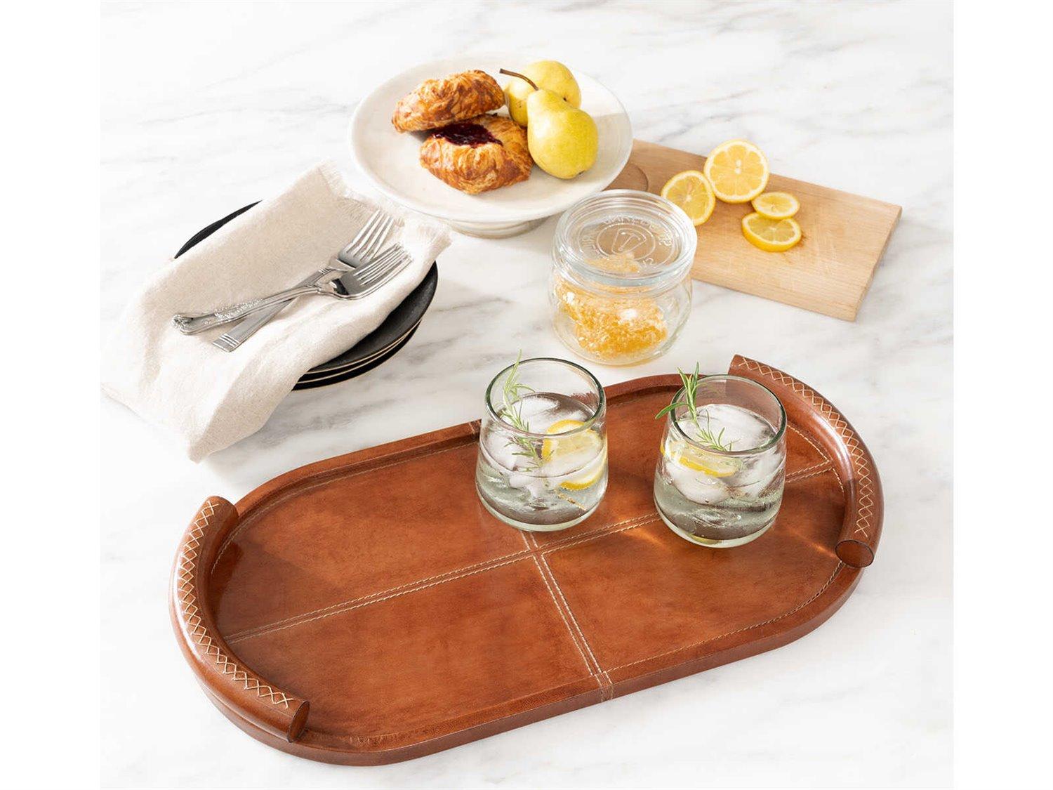Regina Andrew Forte Brown Serving Tray