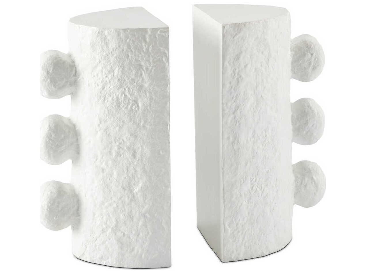 Regina Andrew Sanya White Bookend Set