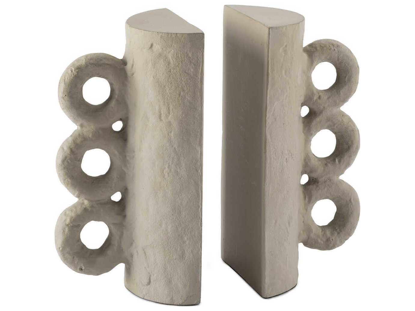 Regina Andrew Chandra Grey Bookend Set