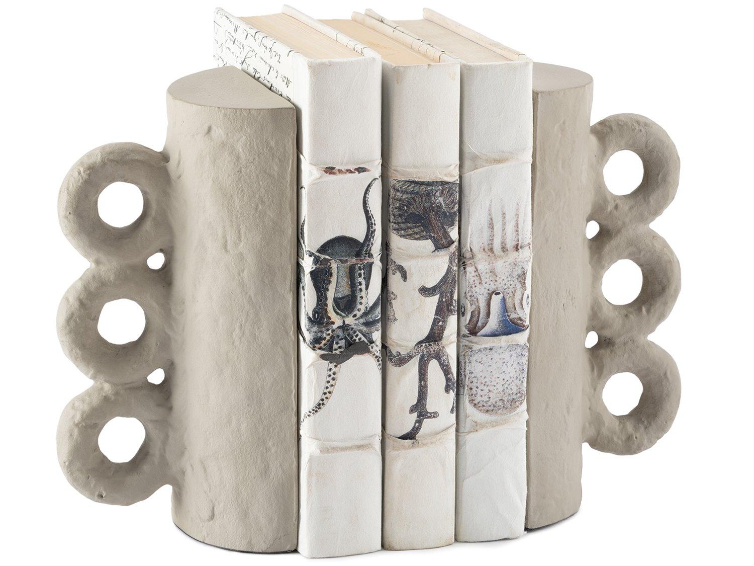 Regina Andrew Chandra Grey Bookend Set