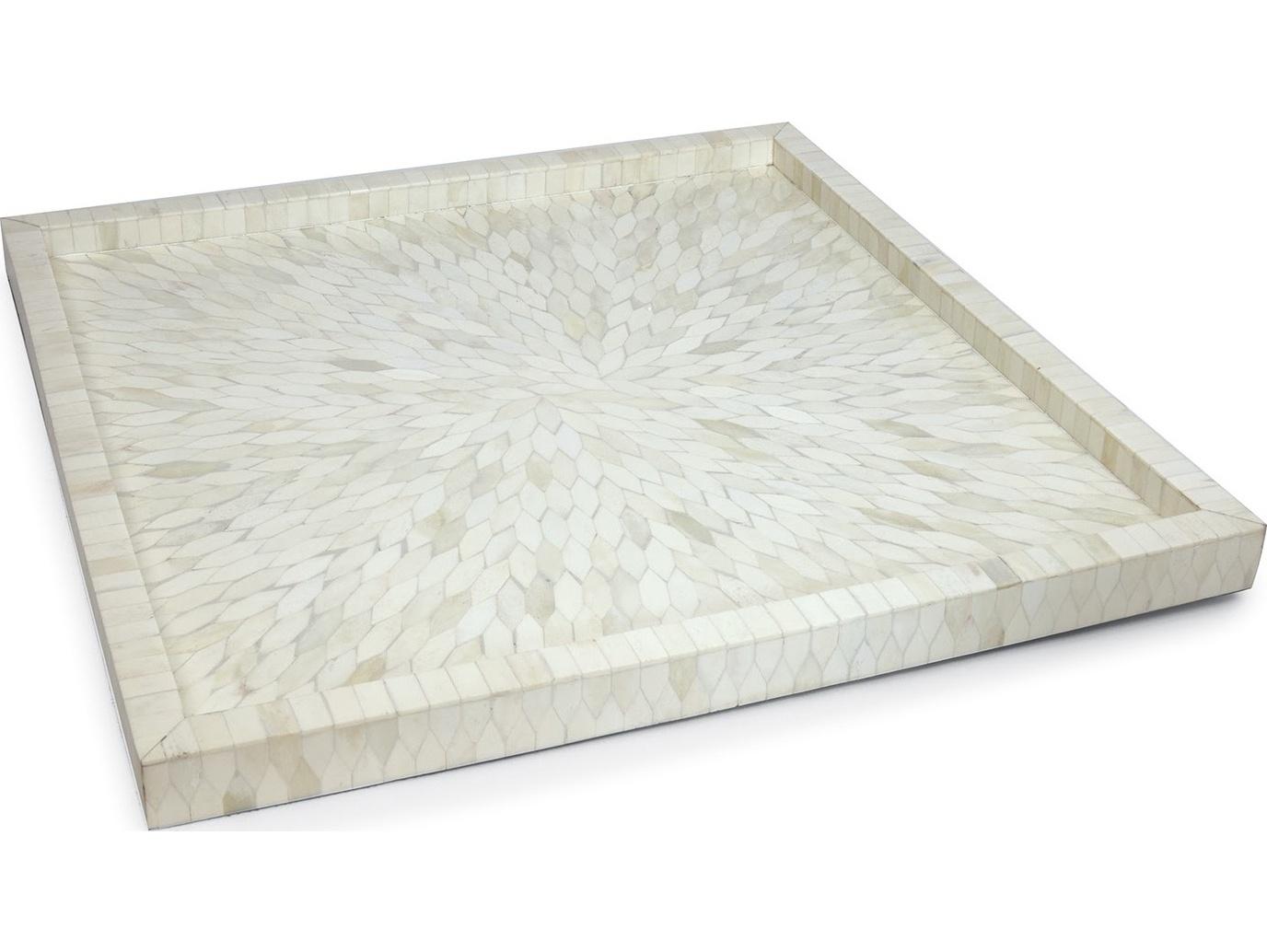 Regina Andrew Montara White Serving Tray