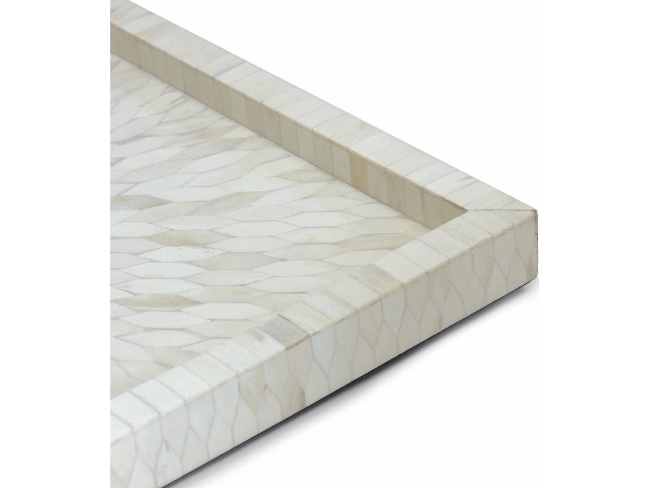 Regina Andrew Montara White Serving Tray