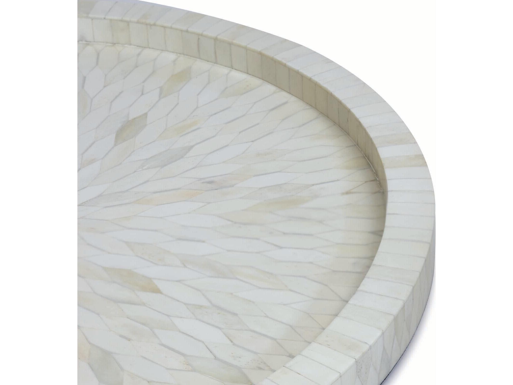 Regina Andrew Jullian White Serving Tray