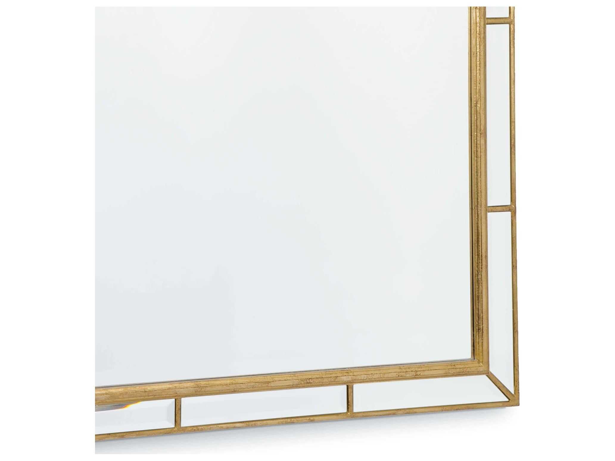 Regina Andrew Plaza Beveled Gold Leaf Rectangular Wall Mirror