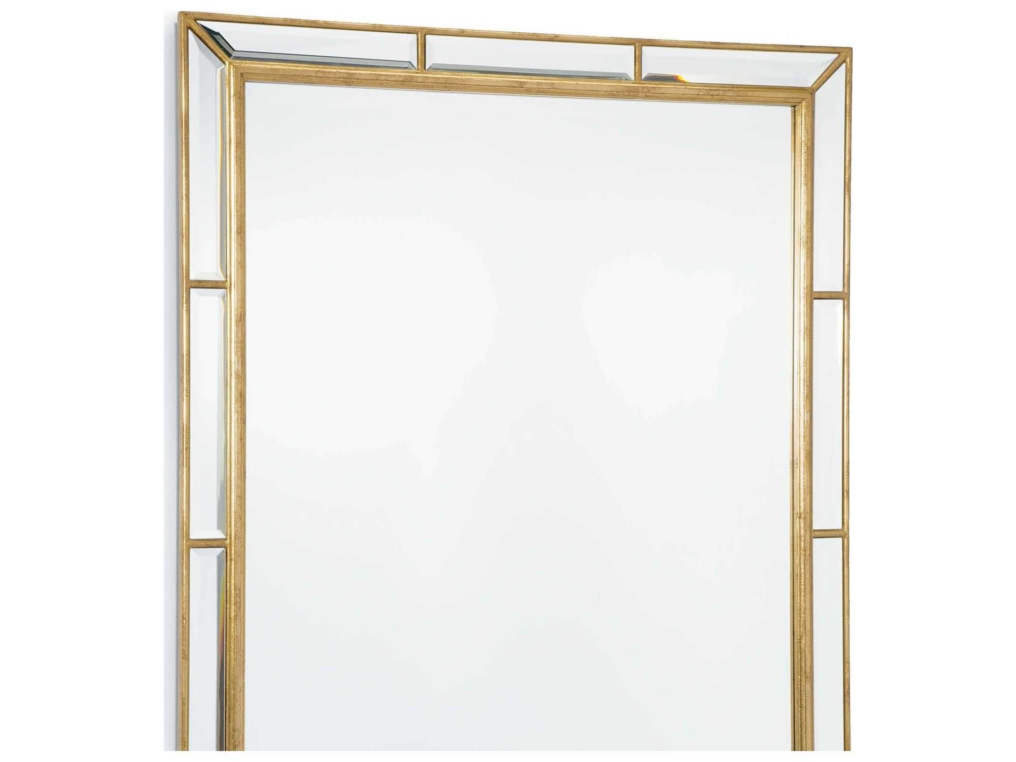 Regina Andrew Plaza Beveled Gold Leaf Rectangular Wall Mirror