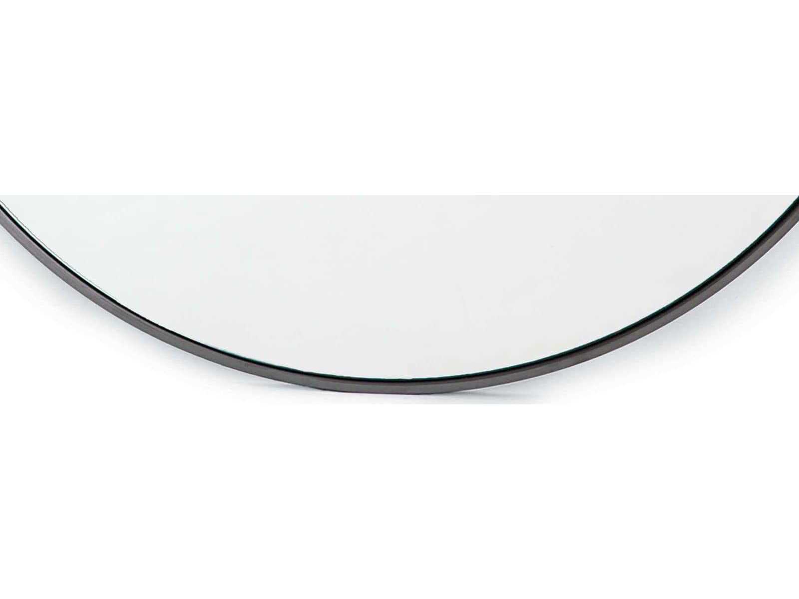 Regina Andrew Hanging Blackened Steel Round Wall Mirror