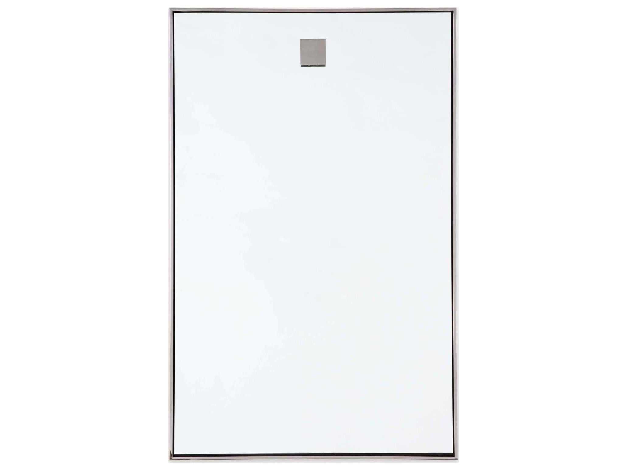 Regina Andrew Polished Nickel Rectangular Wall Mirror