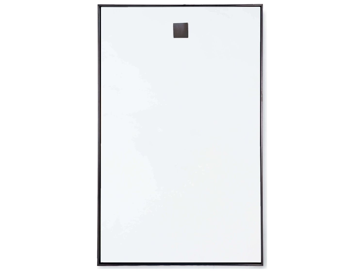 Regina Andrew Polished Black Rectangular Wall Mirror