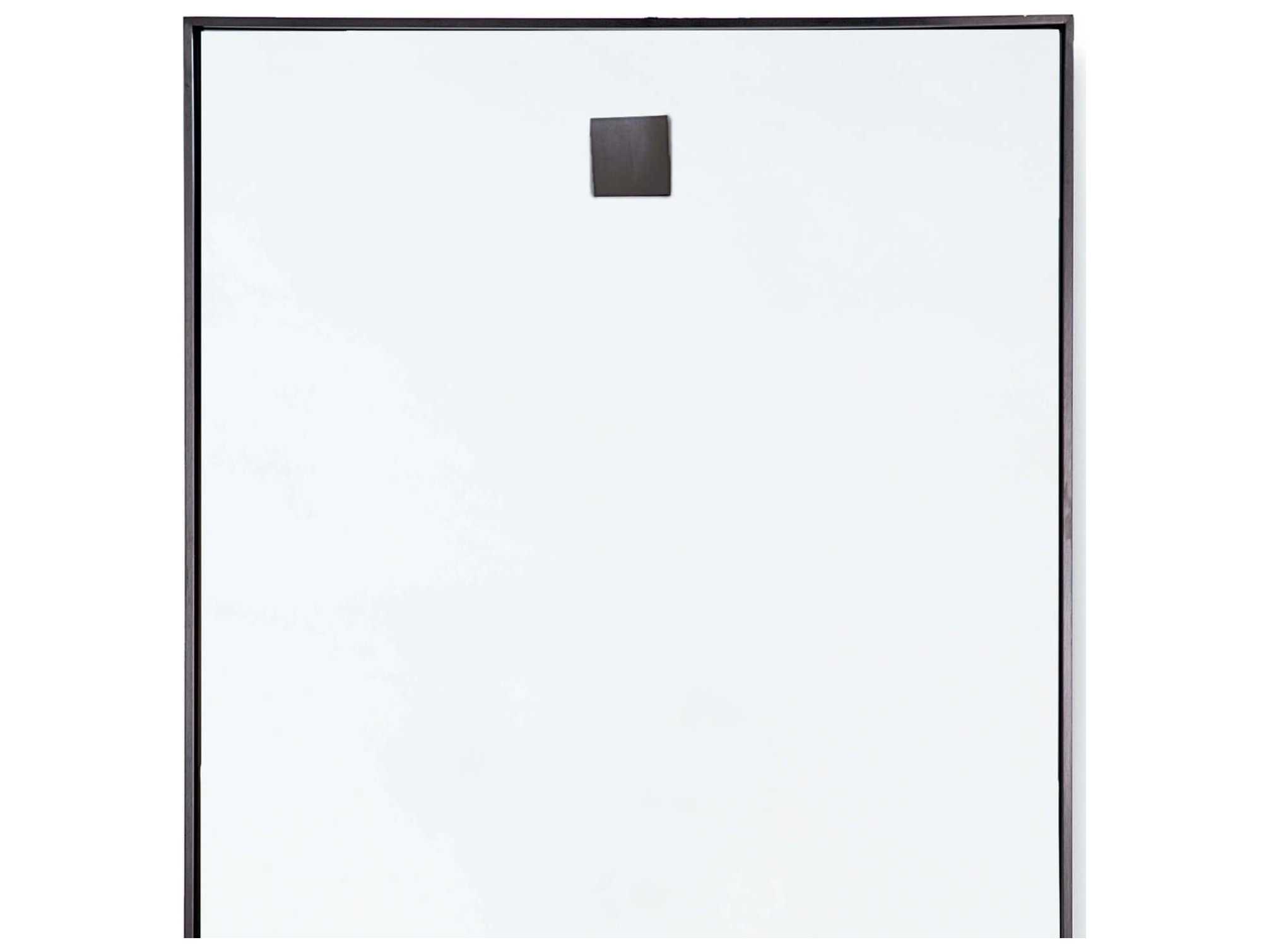 Regina Andrew Polished Black Rectangular Wall Mirror