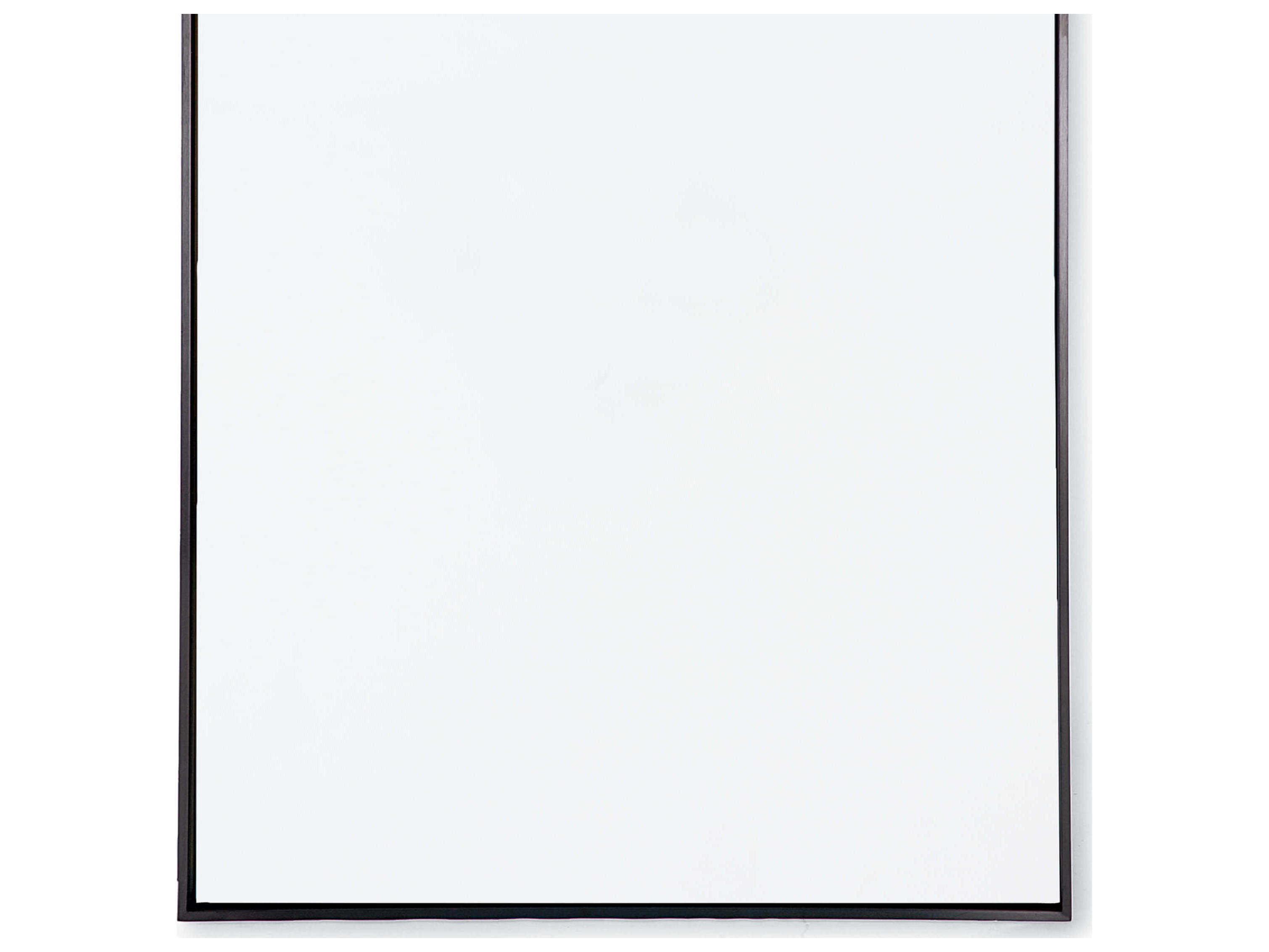 Regina Andrew Polished Black Rectangular Wall Mirror