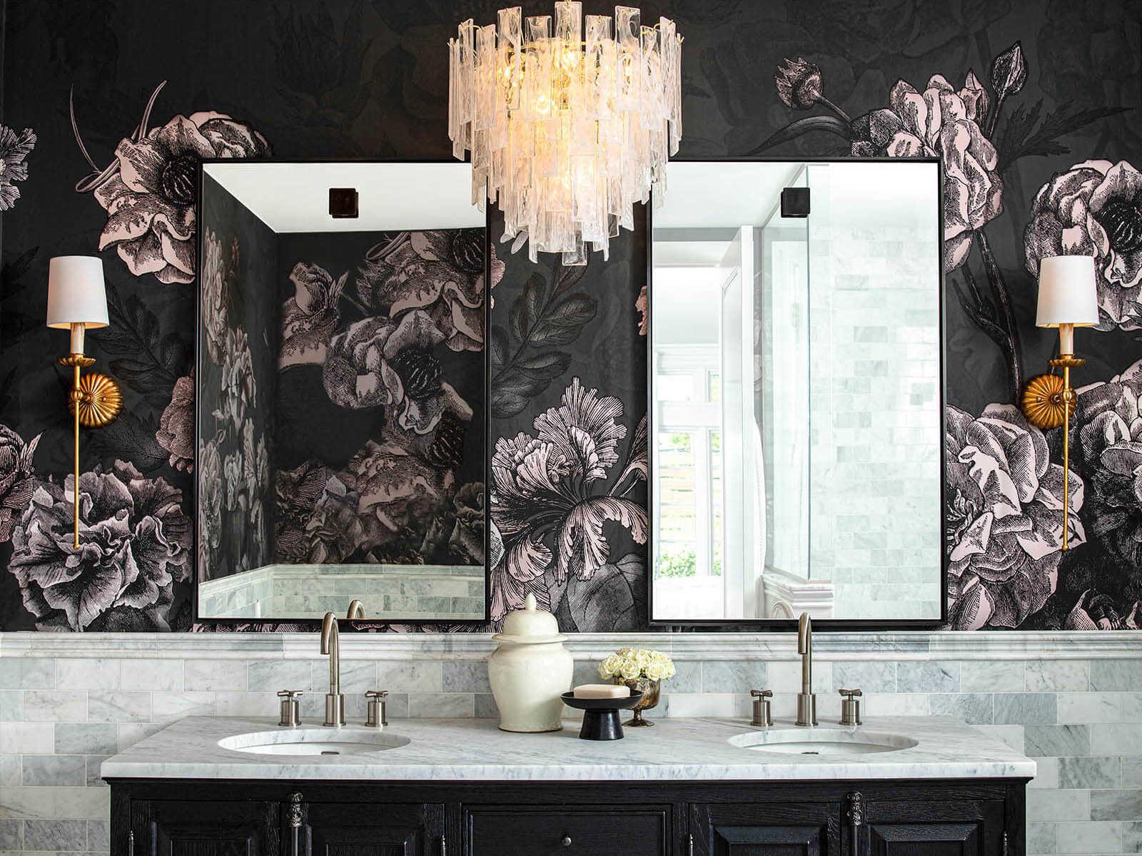 Regina Andrew Polished Black Rectangular Wall Mirror