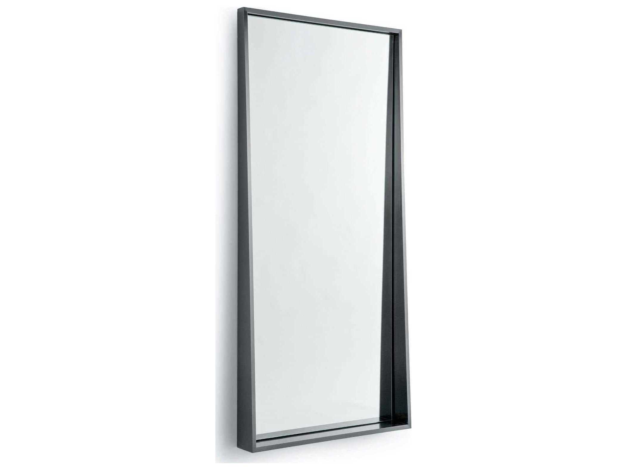 Regina Andrew Gunner Blackened Steel Rectangular Wall Mirror