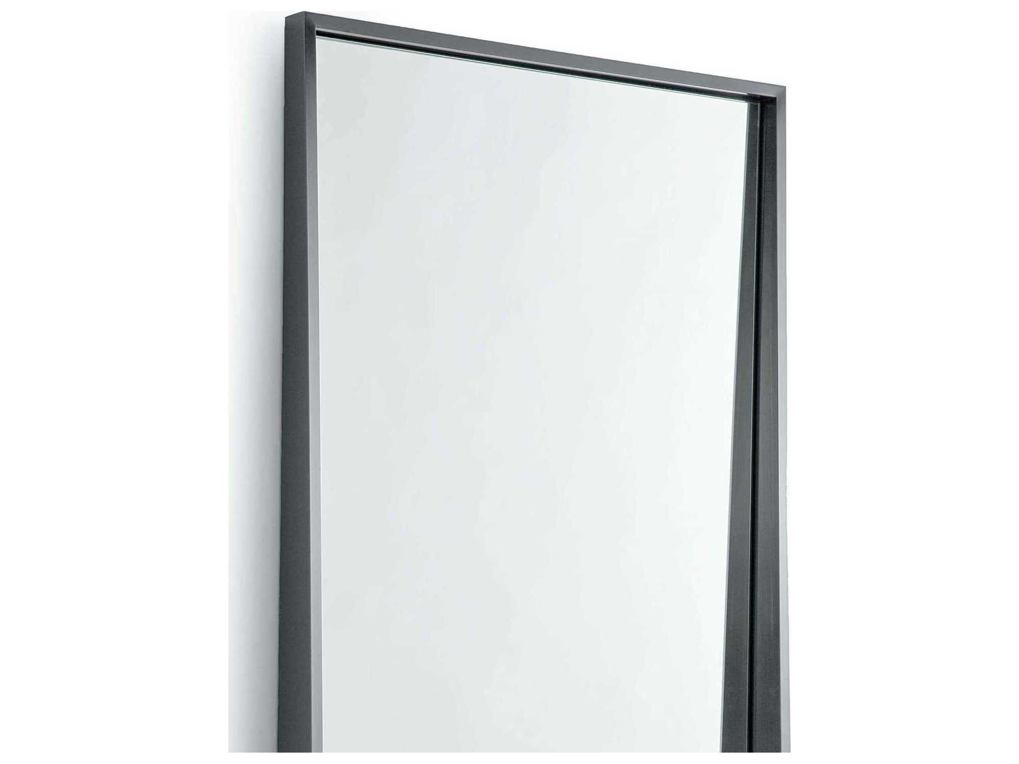 Regina Andrew Gunner Blackened Steel Rectangular Wall Mirror