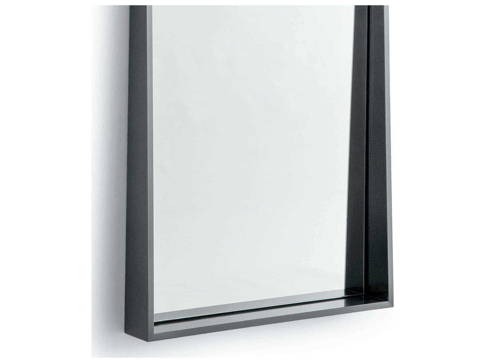 Regina Andrew Gunner Blackened Steel Rectangular Wall Mirror