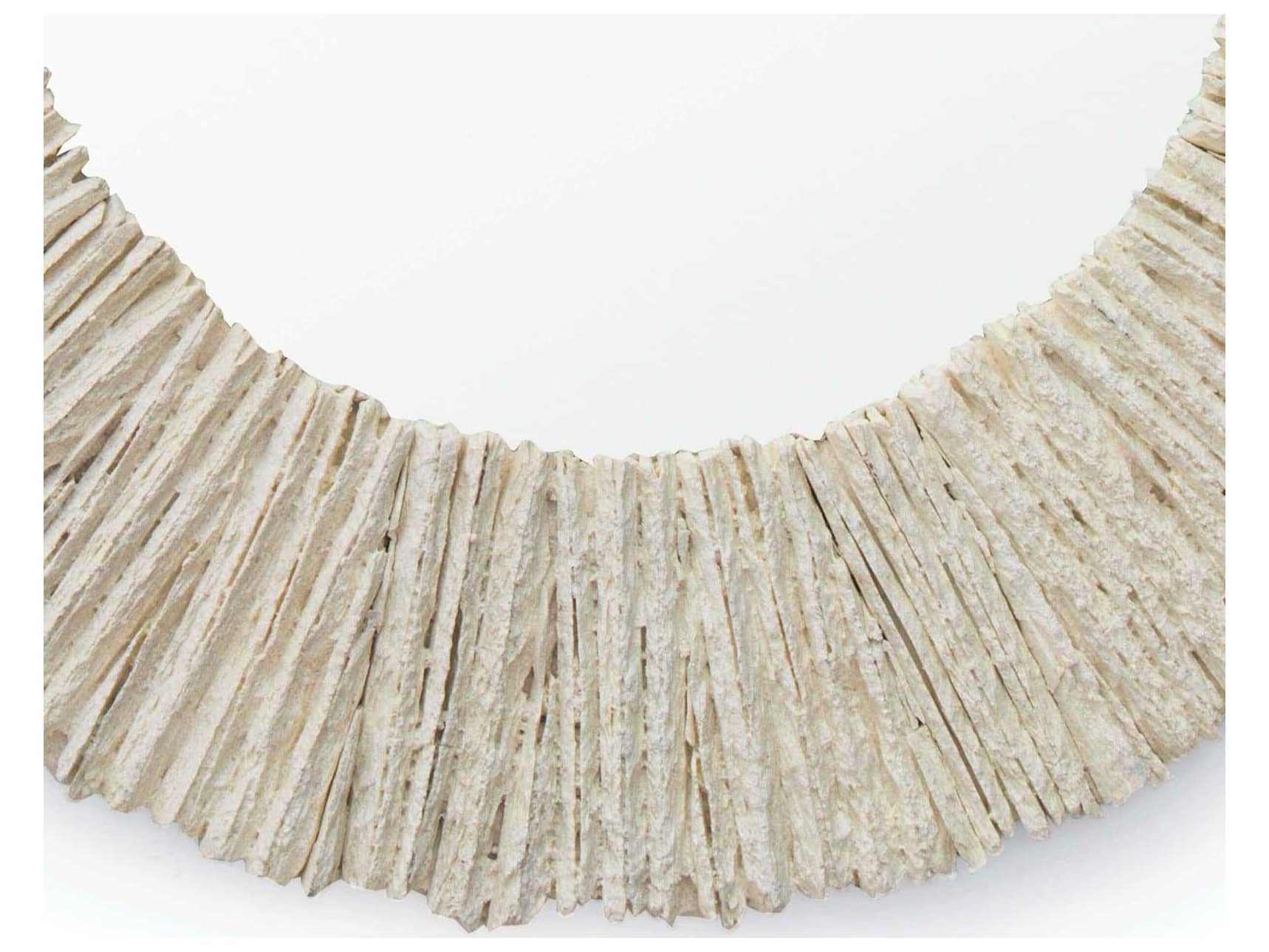 Regina Andrew Slate Natural Round Wall Mirror