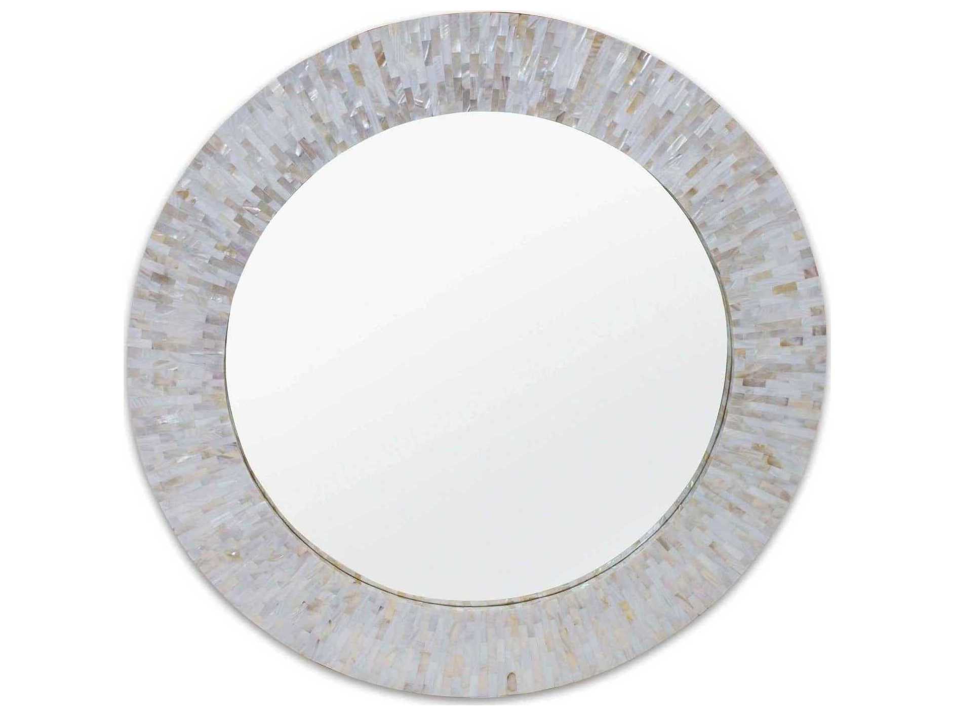 Regina Andrew Chantal Natural Round Wall Mirror