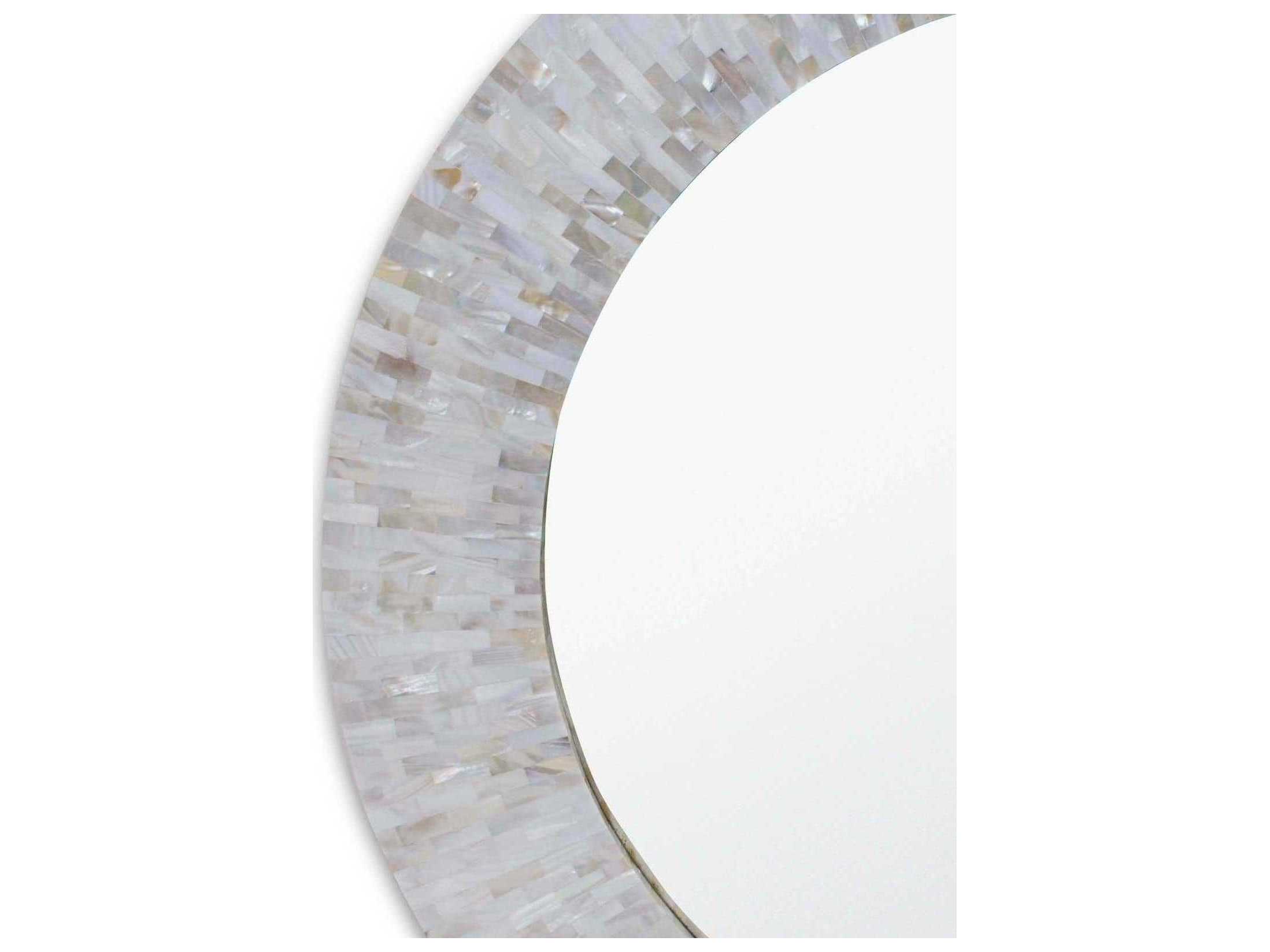 Regina Andrew Chantal Natural Round Wall Mirror