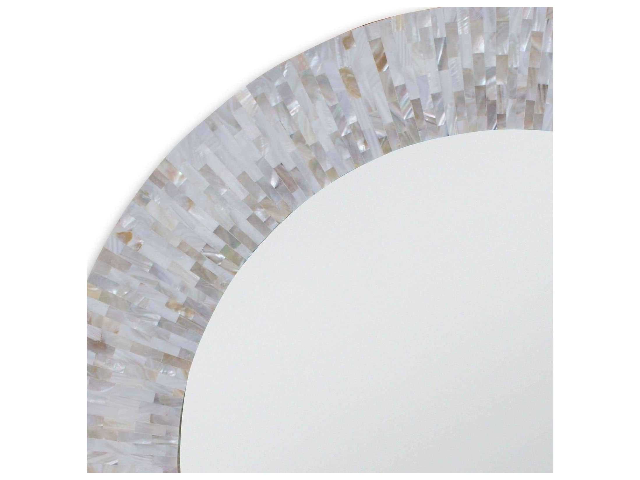 Regina Andrew Chantal Natural Round Wall Mirror