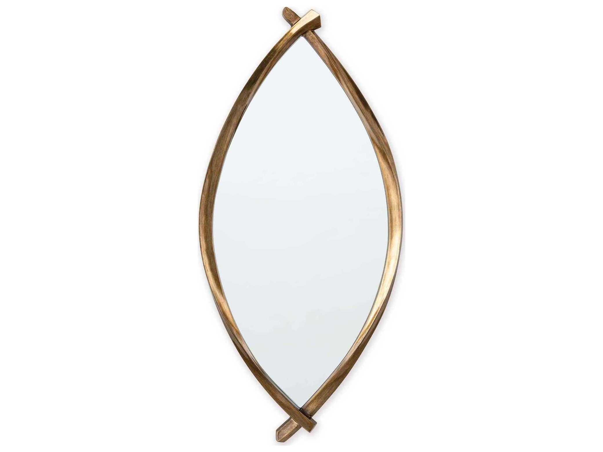 Regina Andrew Arbre Antique Gold Leaf Vertical Wall Mirror
