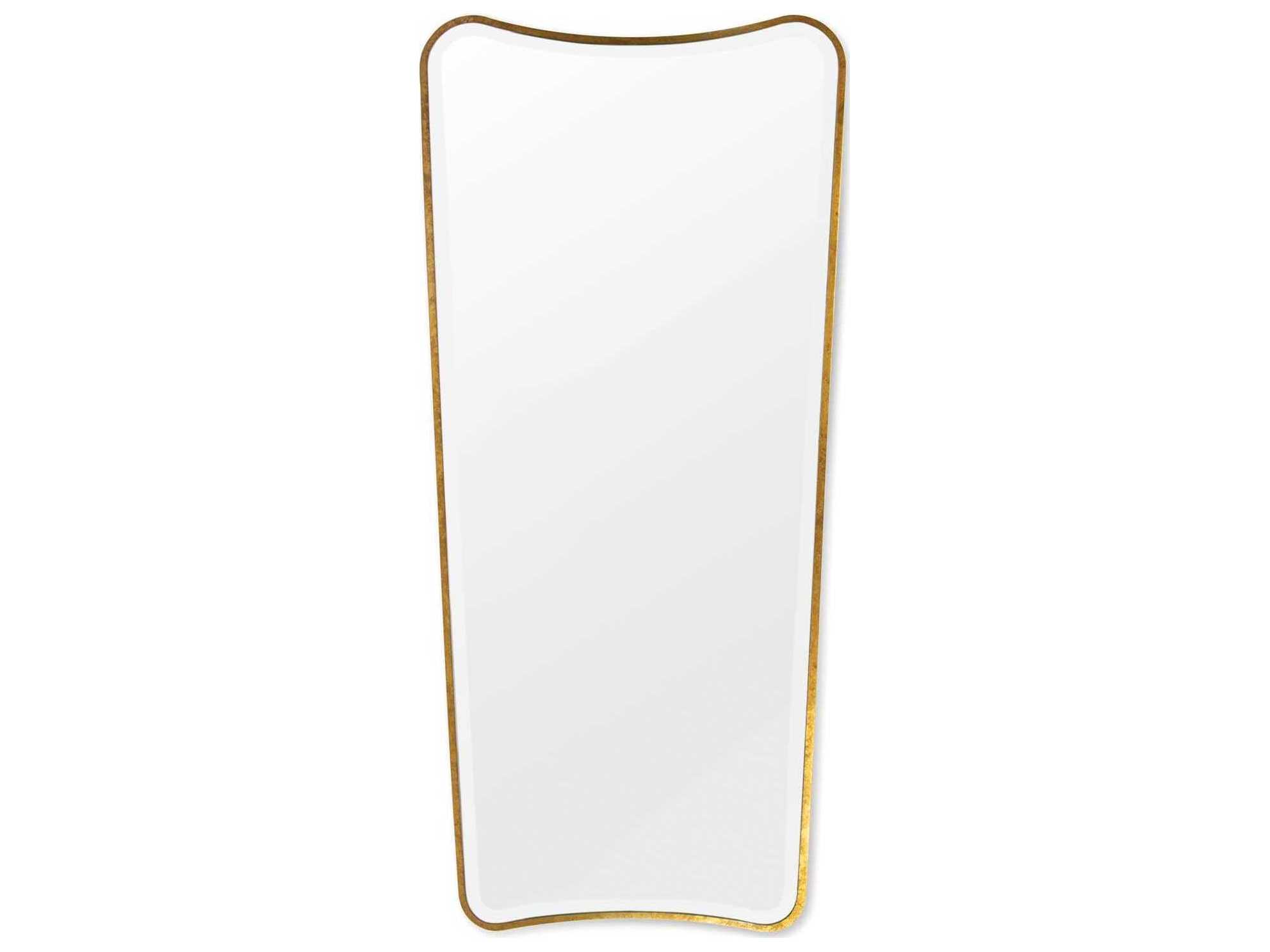 Regina Andrew Gold Leaf Rectangular Wall Mirror