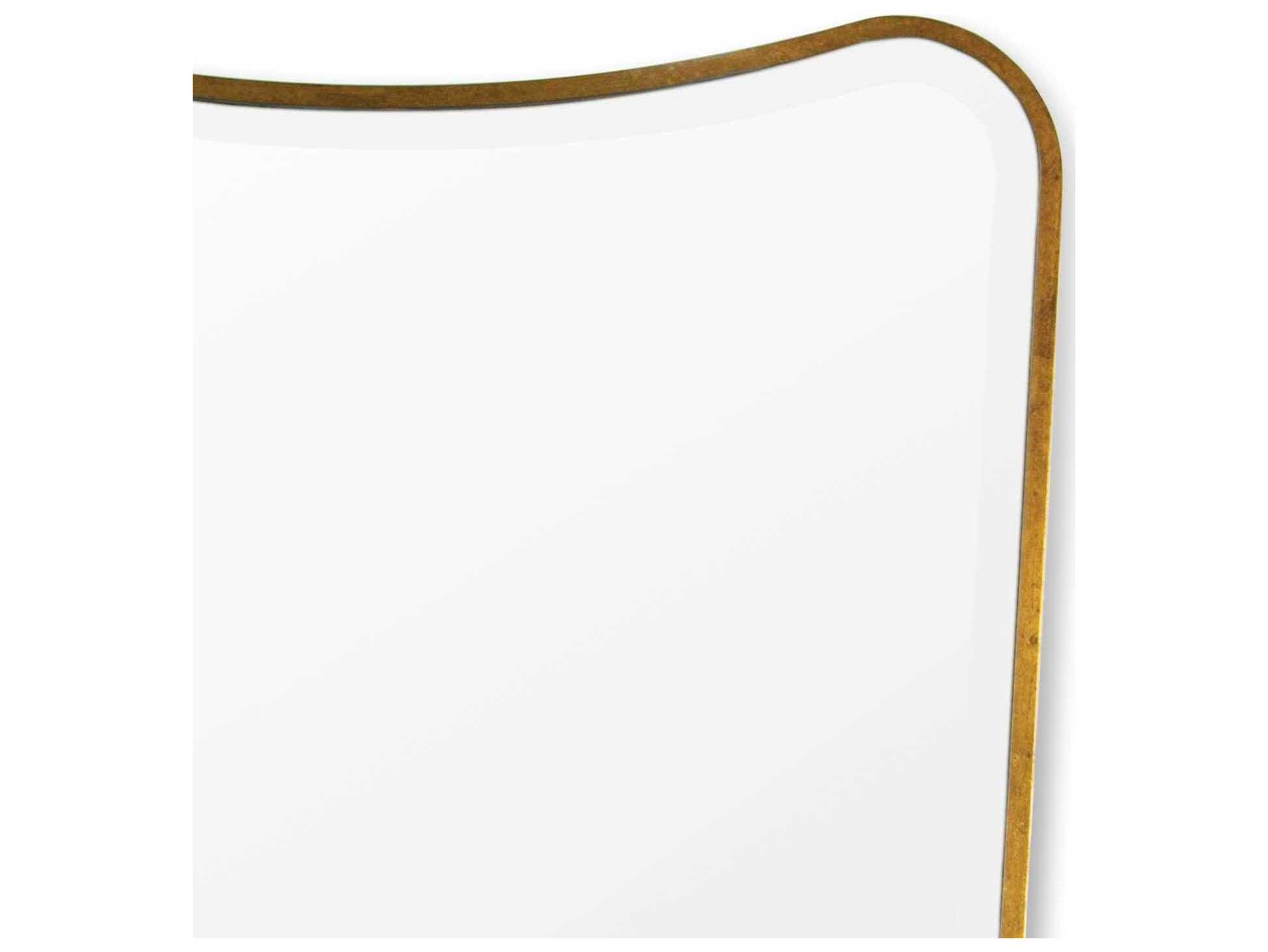Regina Andrew Gold Leaf Rectangular Wall Mirror