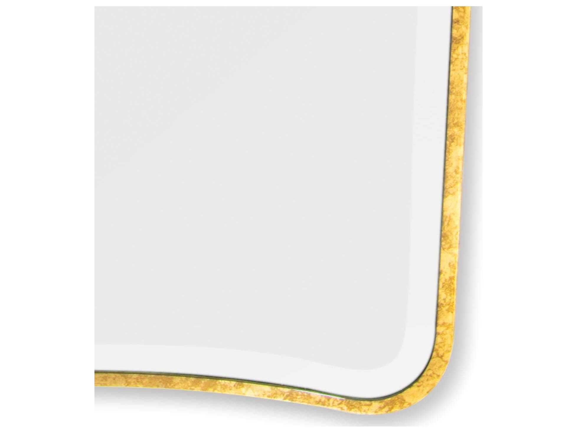 Regina Andrew Gold Leaf Rectangular Wall Mirror