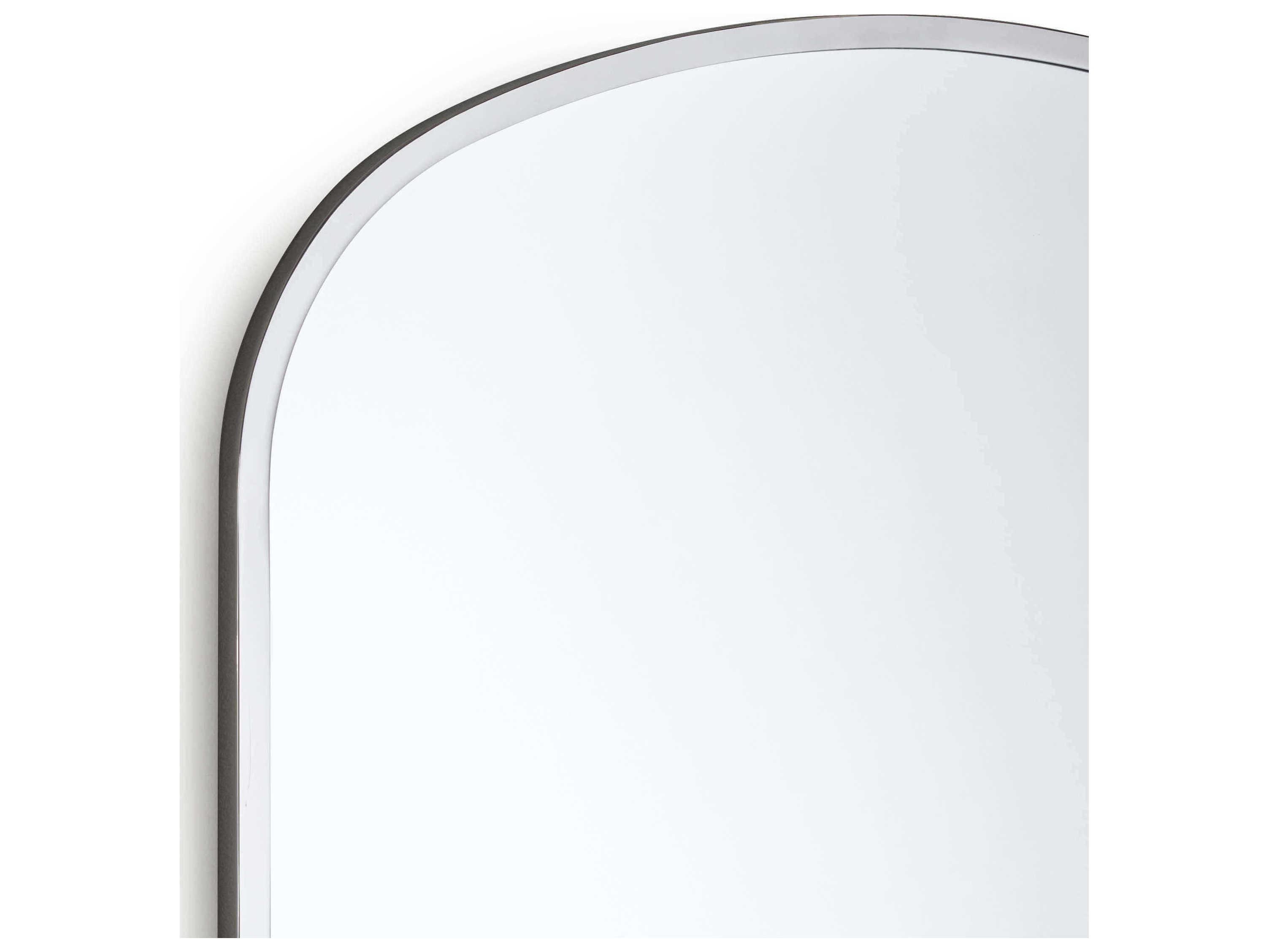 Regina Andrew Cloak Polished Nickel Vertical Wall Mirror