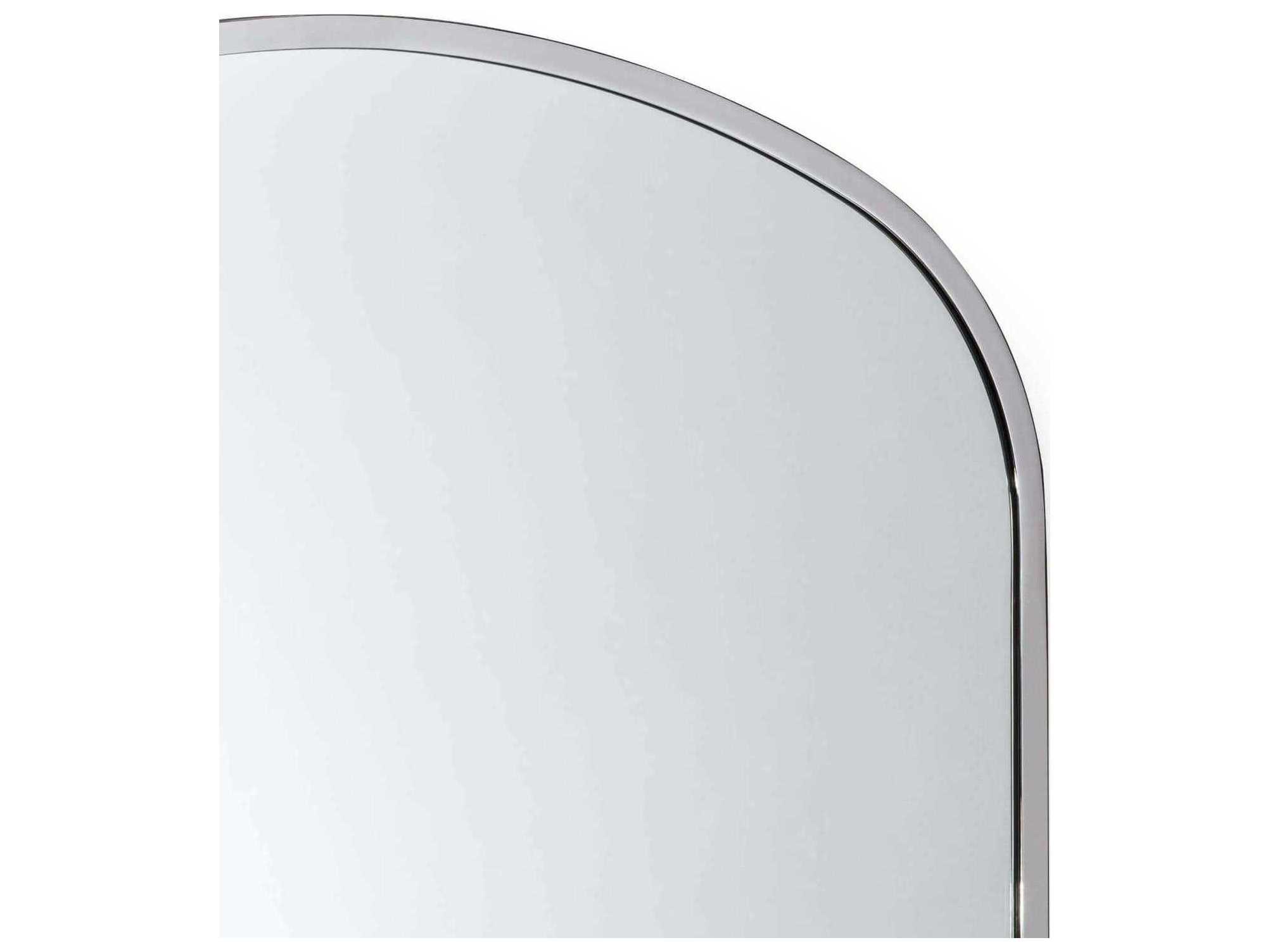 Regina Andrew Cloak Polished Nickel Vertical Wall Mirror