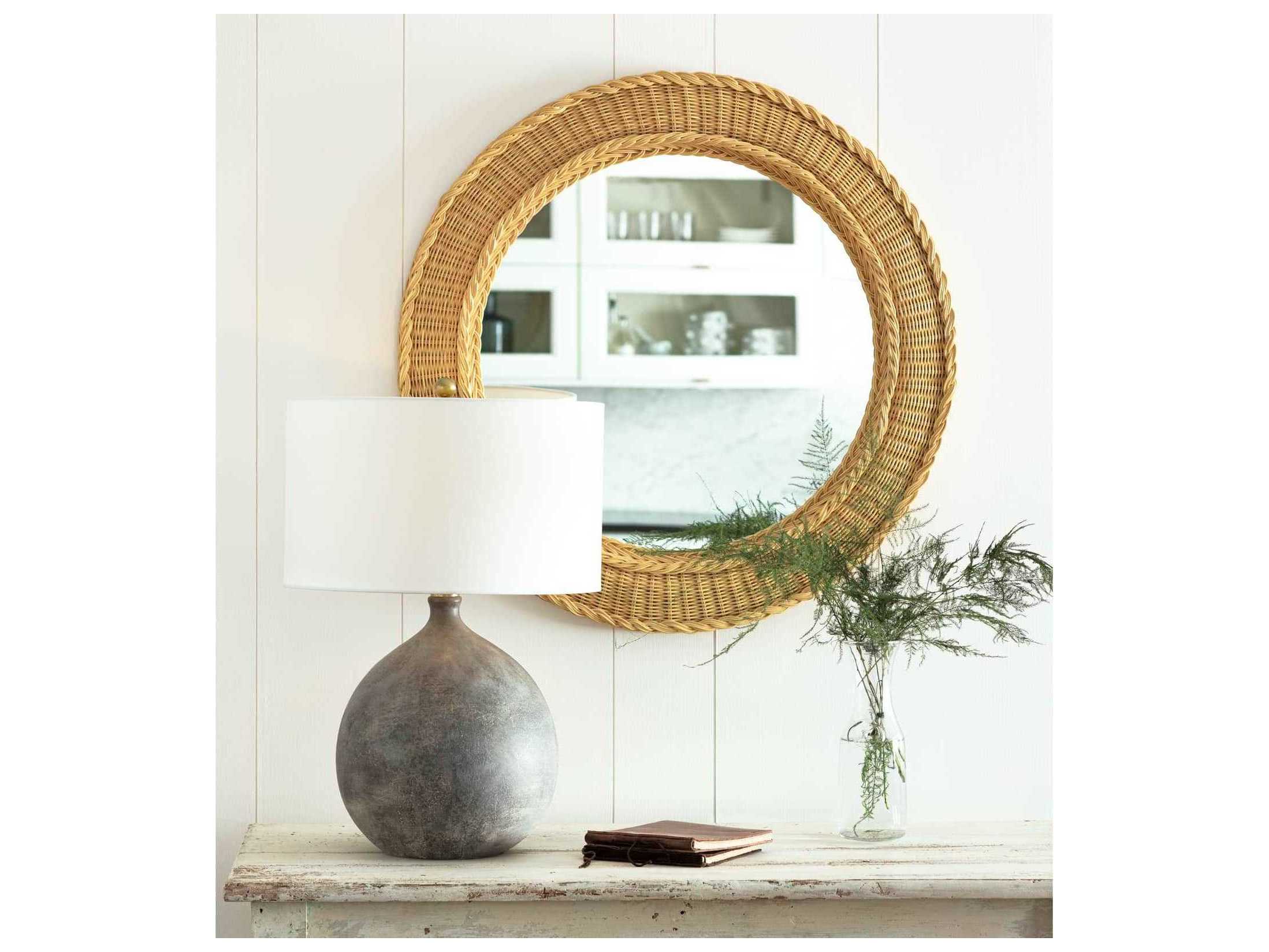 Regina Andrew Natural Round Wall Mirror