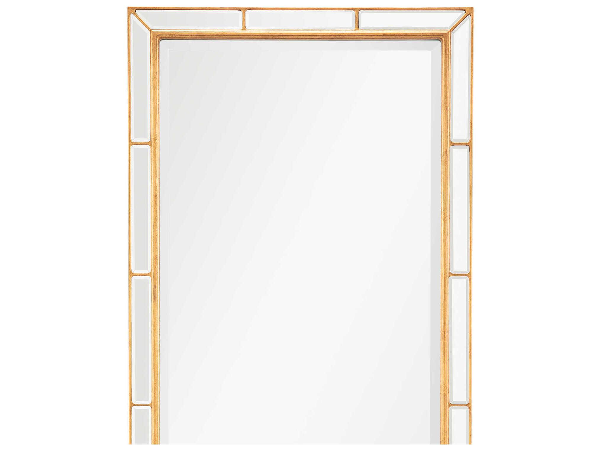 Regina Andrew Plaza Antique Gold Leaf Rectangular Floor Mirror