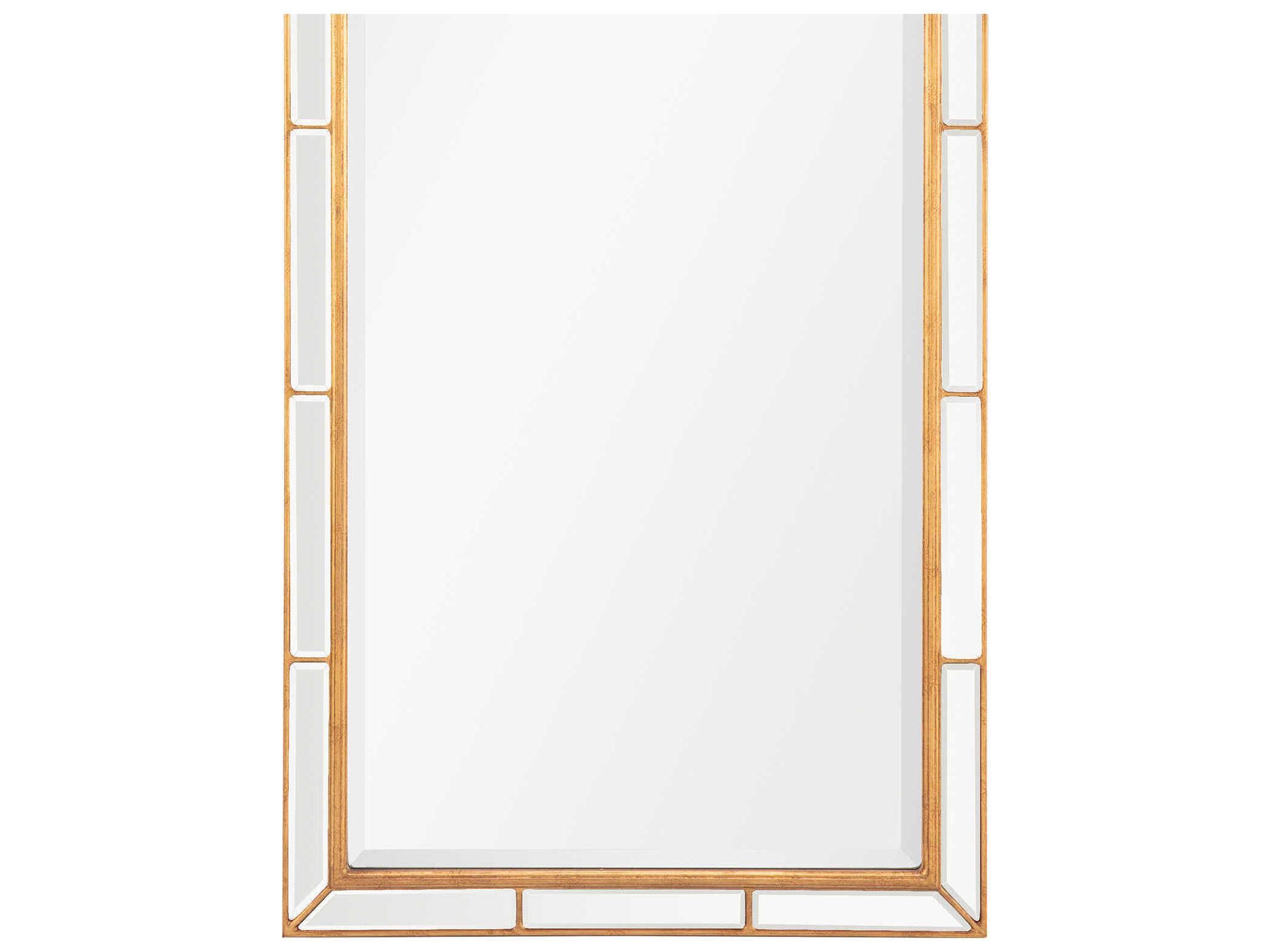 Regina Andrew Plaza Antique Gold Leaf Rectangular Floor Mirror