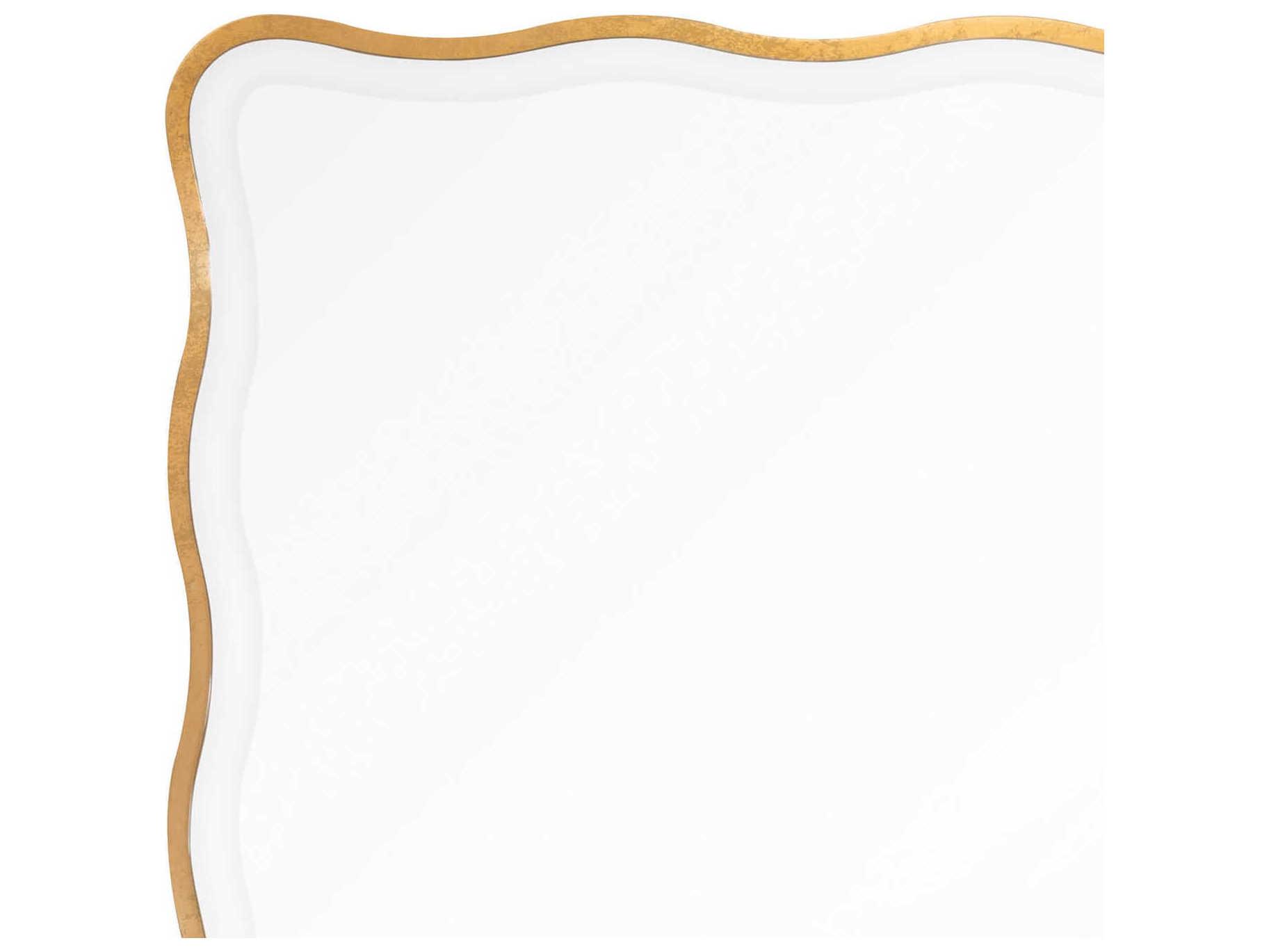 Regina Andrew Gold Leaf Rectangular Wall Mirror